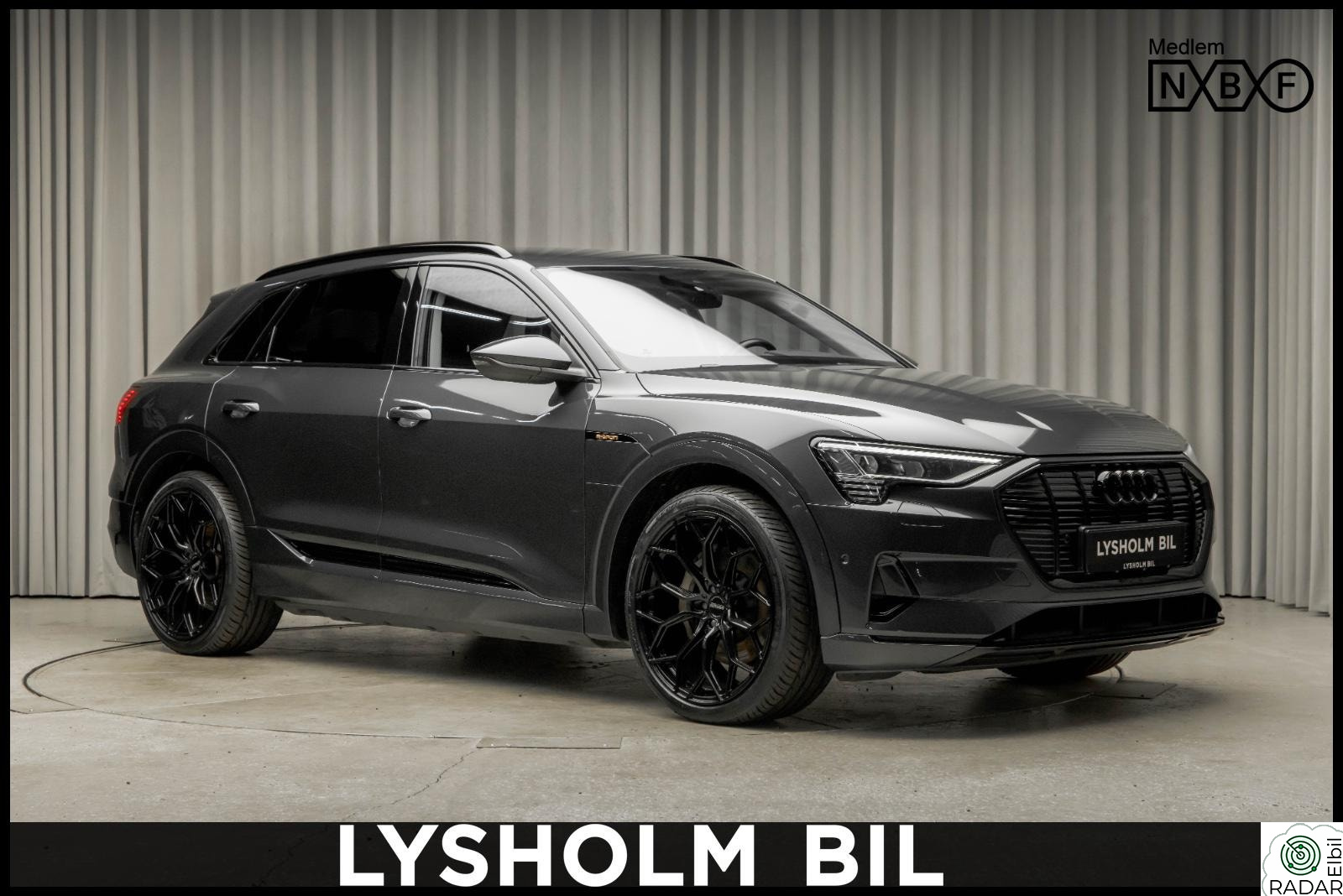 AUDI e-tron 55 55 SUV/Svart optikk/Krok/Bang&Olufsen/Rkam/LED/ACC/Luft