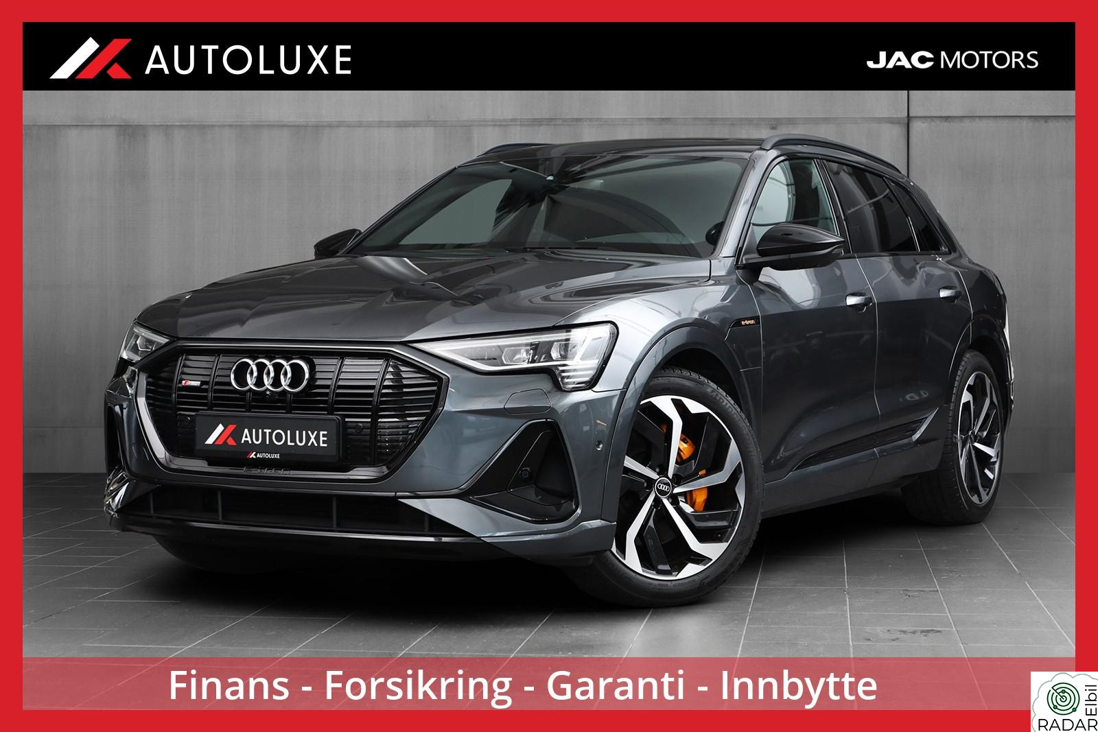 AUDI e-tron 55 55 S-Line Sport|Black Ed.|21"|Matrix|Pano|Norsk|1-eier