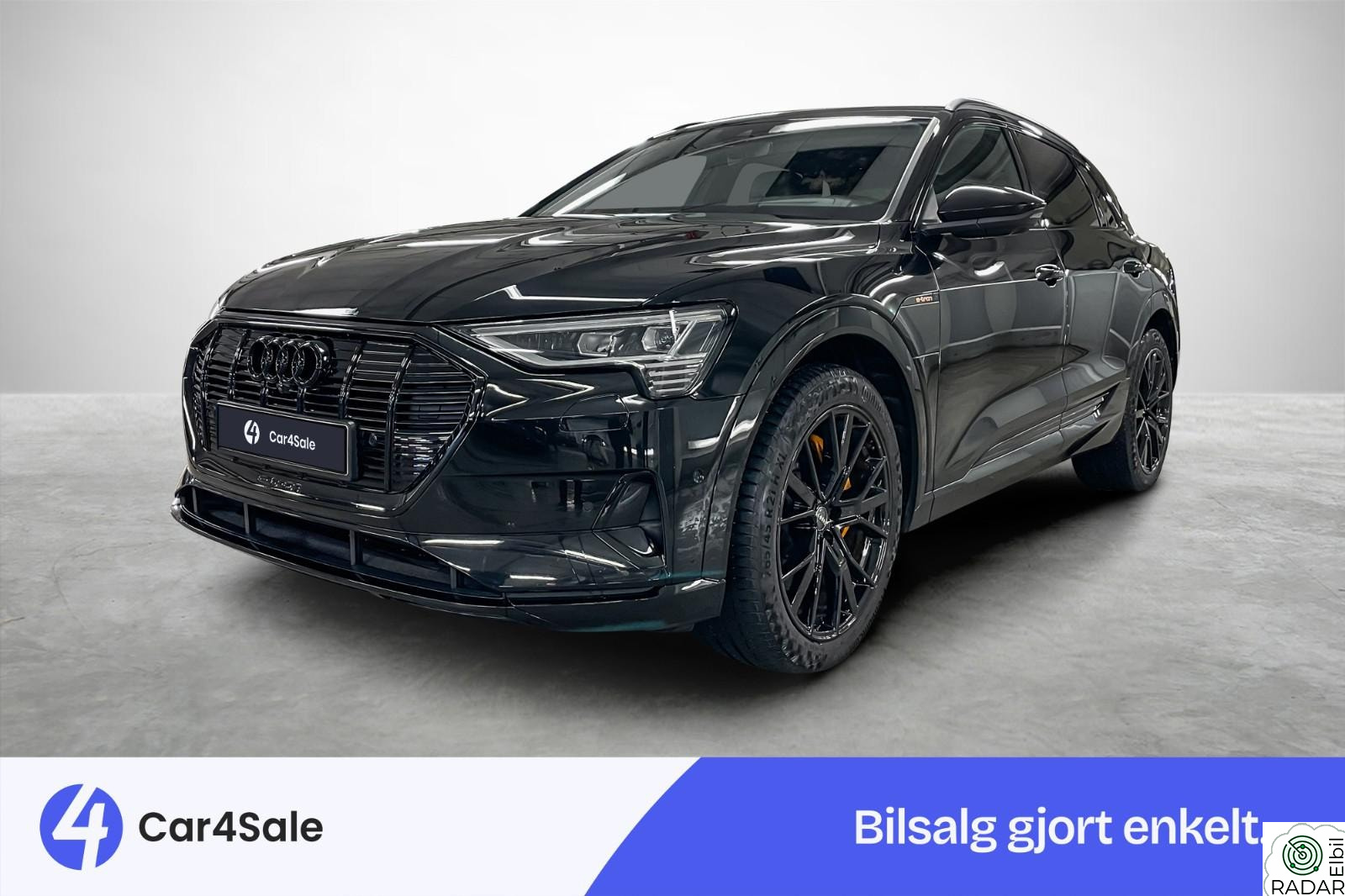 AUDI E TRON 55 55 Black Edition/ Skinn/ Soltak/ B&O/ Norsk/ Matrix/HUD