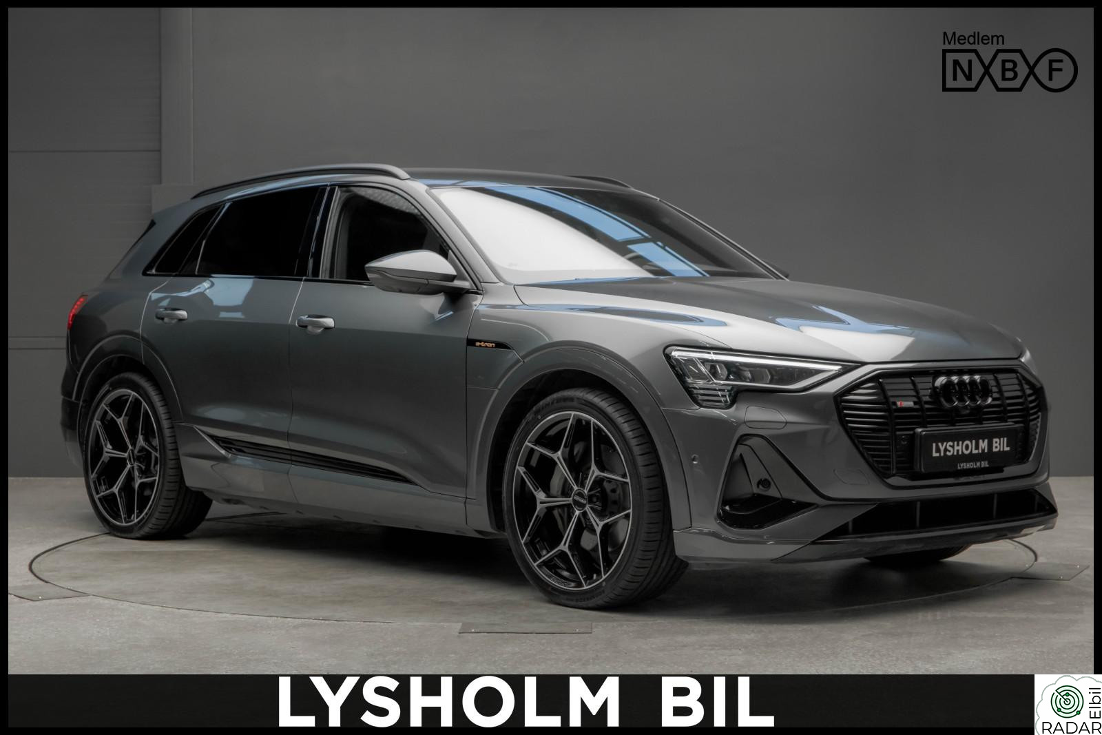 AUDI E TRON 55 55 SUV S-Line Sport/Krok/Svart optikk/Keyless/360/ACC +