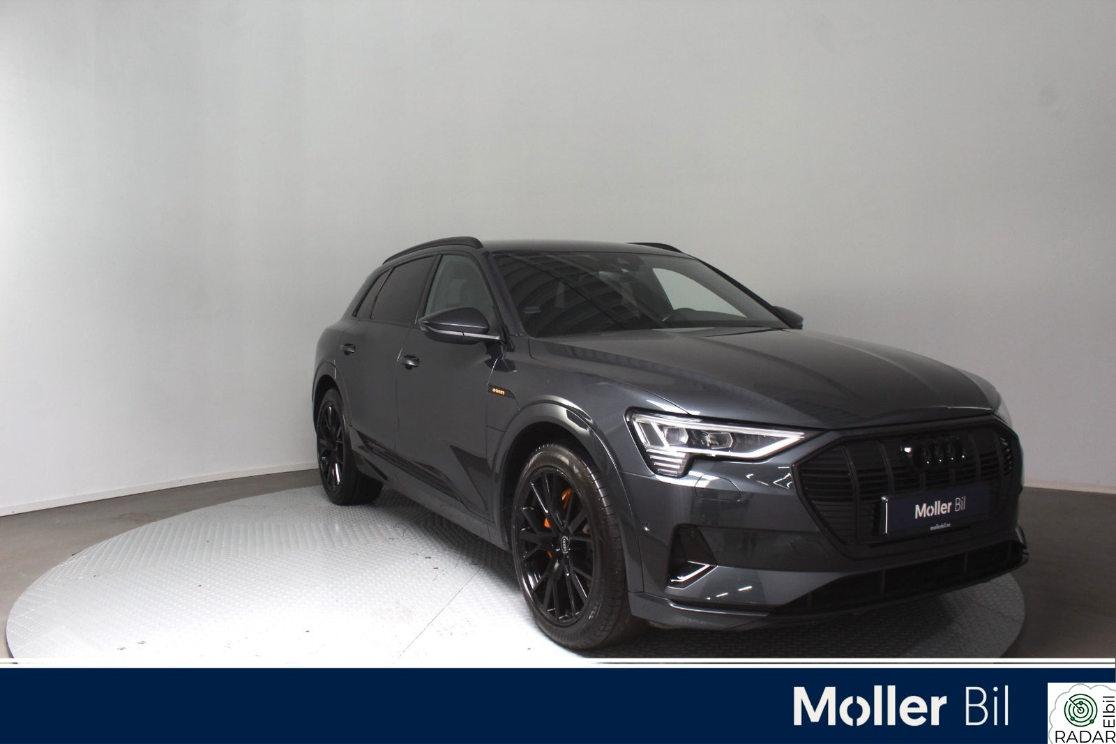 AUDI E TRON 55 55 Advanced Business - R.Kam, Sort Optikk, Krok, 21"