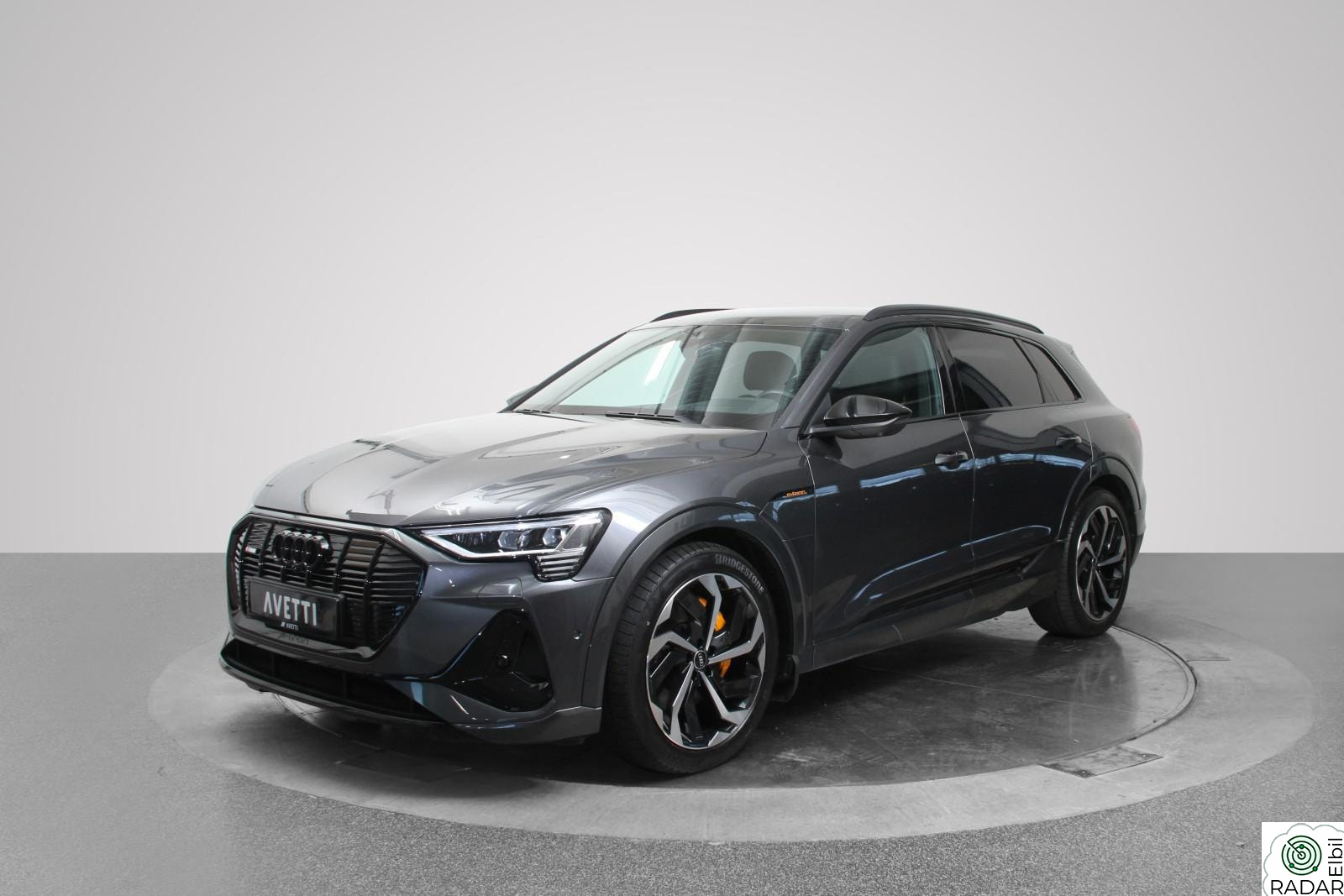 AUDI E TRON 55 55 Quattro Black Edition 2xS-Line B&O H.Feste 21" Norsk