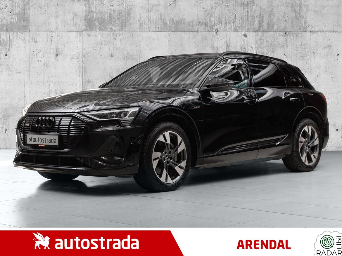 AUDI E TRON 50 S-Line |360|Kork|20"|Sort optikk|Sportss|Luft|