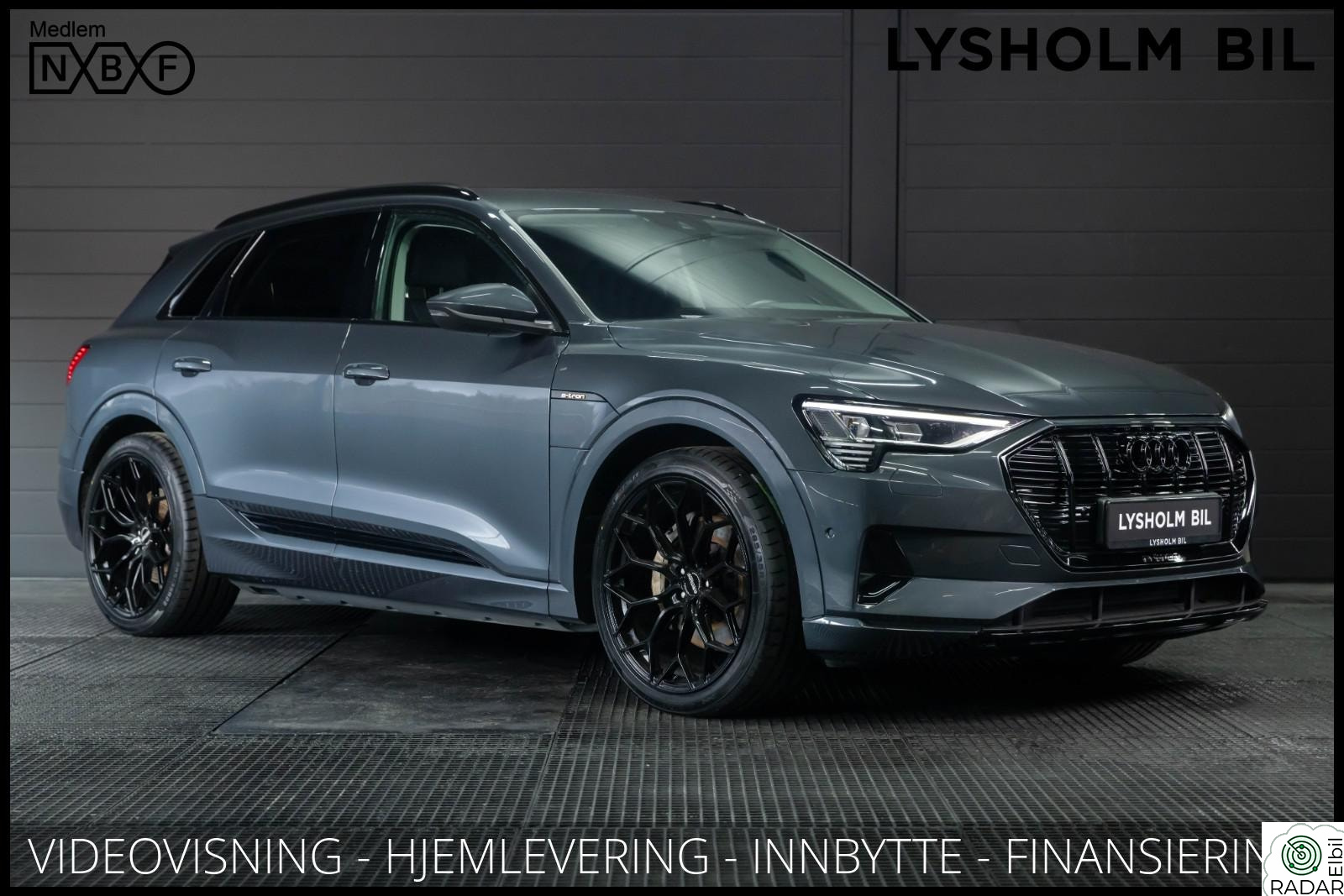 AUDI E TRON 55 55 Chrome Delete/Krok/Èn eier/Ad.cruise/Luft/LED/R.kam