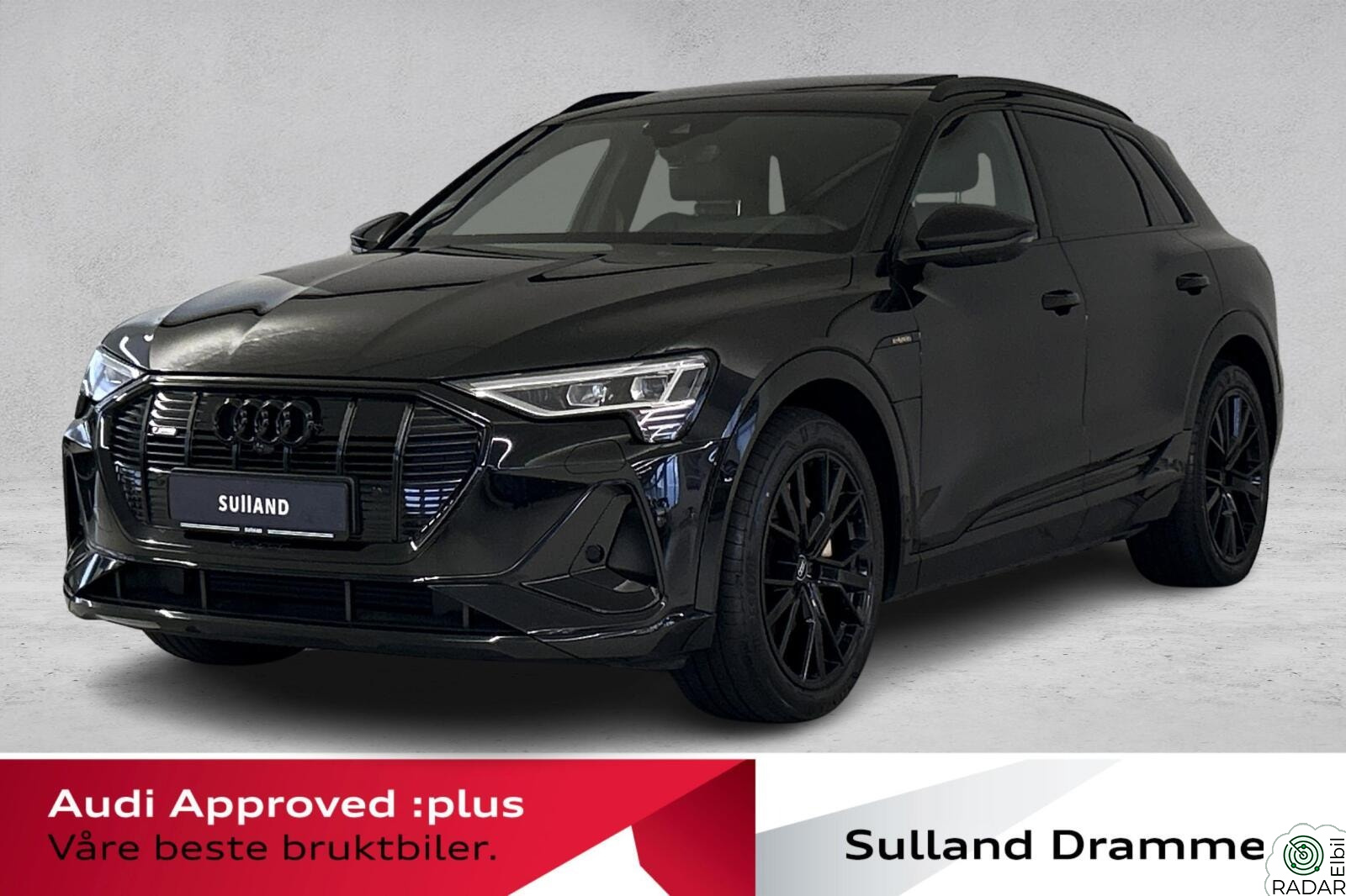 AUDI E TRON 55 55 s line Black edition,Panoramatak,El.seter,B&O
