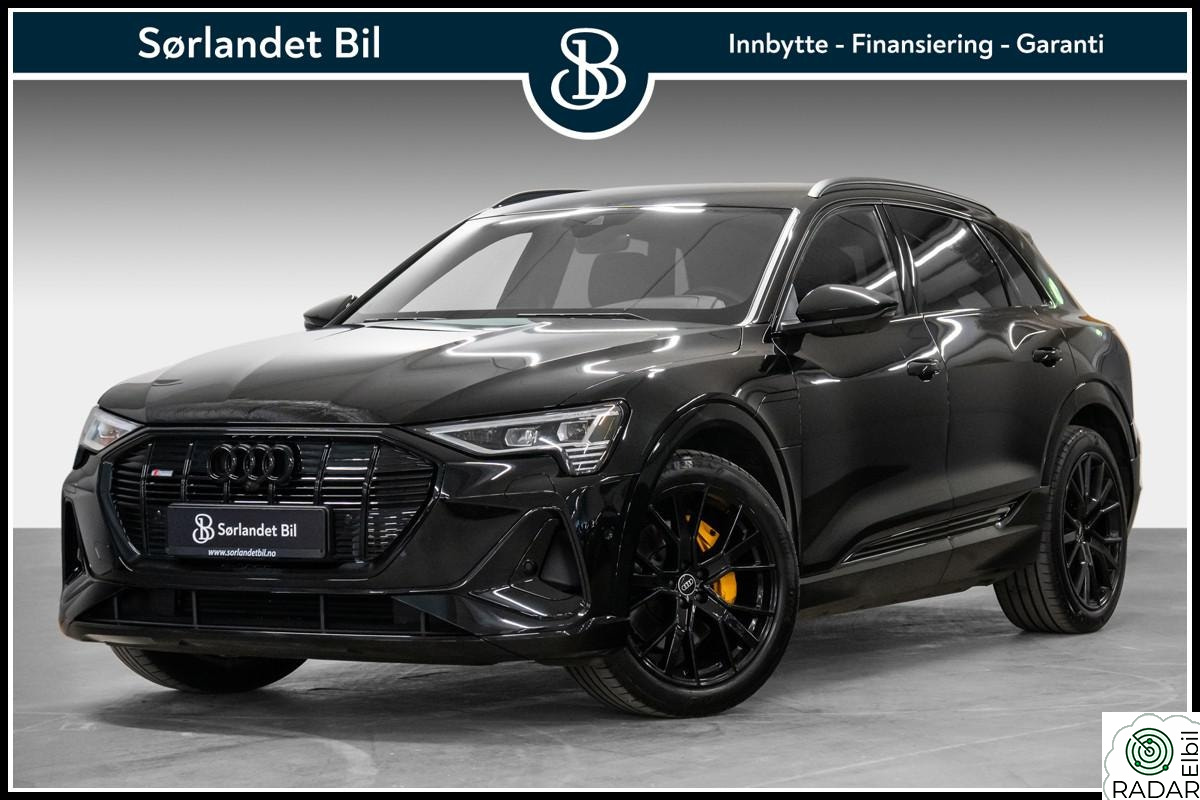 AUDI E TRON 55 55 / S-LINE / EN EIER! / B&O / BLACK EDITION / MATRIX