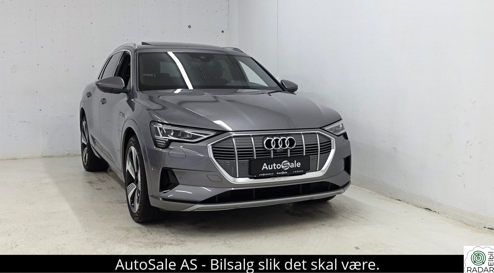 AUDI e-tron 55 55 Adv. Sport/S-Line/Skinn/Krok/360/Matrix/ACC/Pano/B&O
