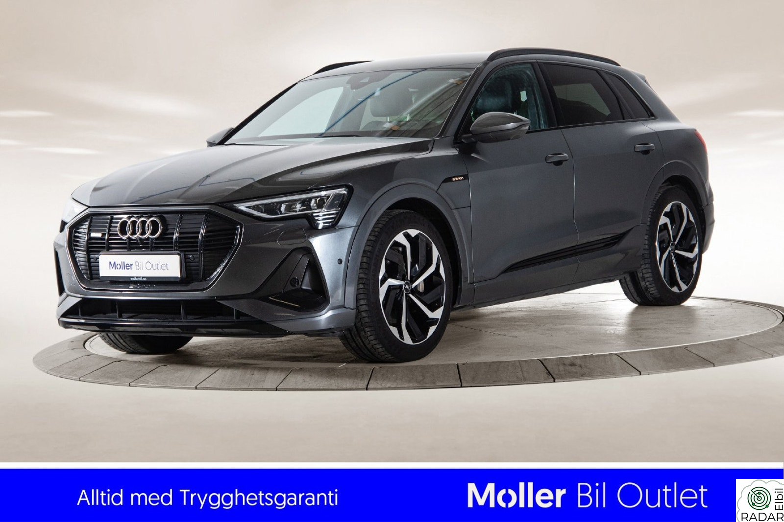 AUDI e-tron 55 55 S Line Sport - Matrix, Alcantara, Sort opt, Krok