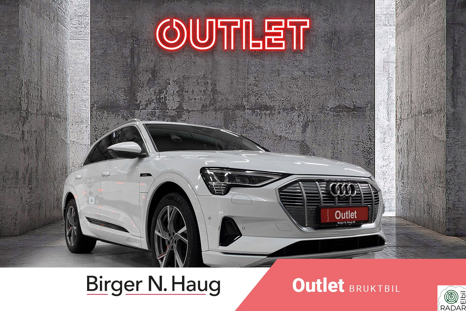 AUDI e-tron 50 50 Advanced Sport Outlet Panorama 360 Skinn Memory Krok
