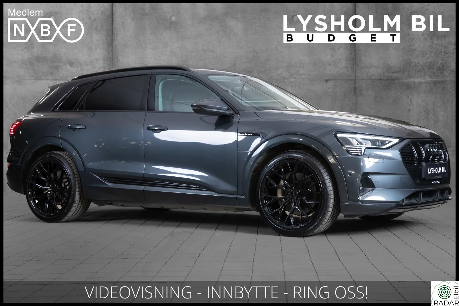 AUDI e-tron 55 55 Quattro/Hengerfeste/Skinn/Led/Navi/El.bakluke/R.Kam