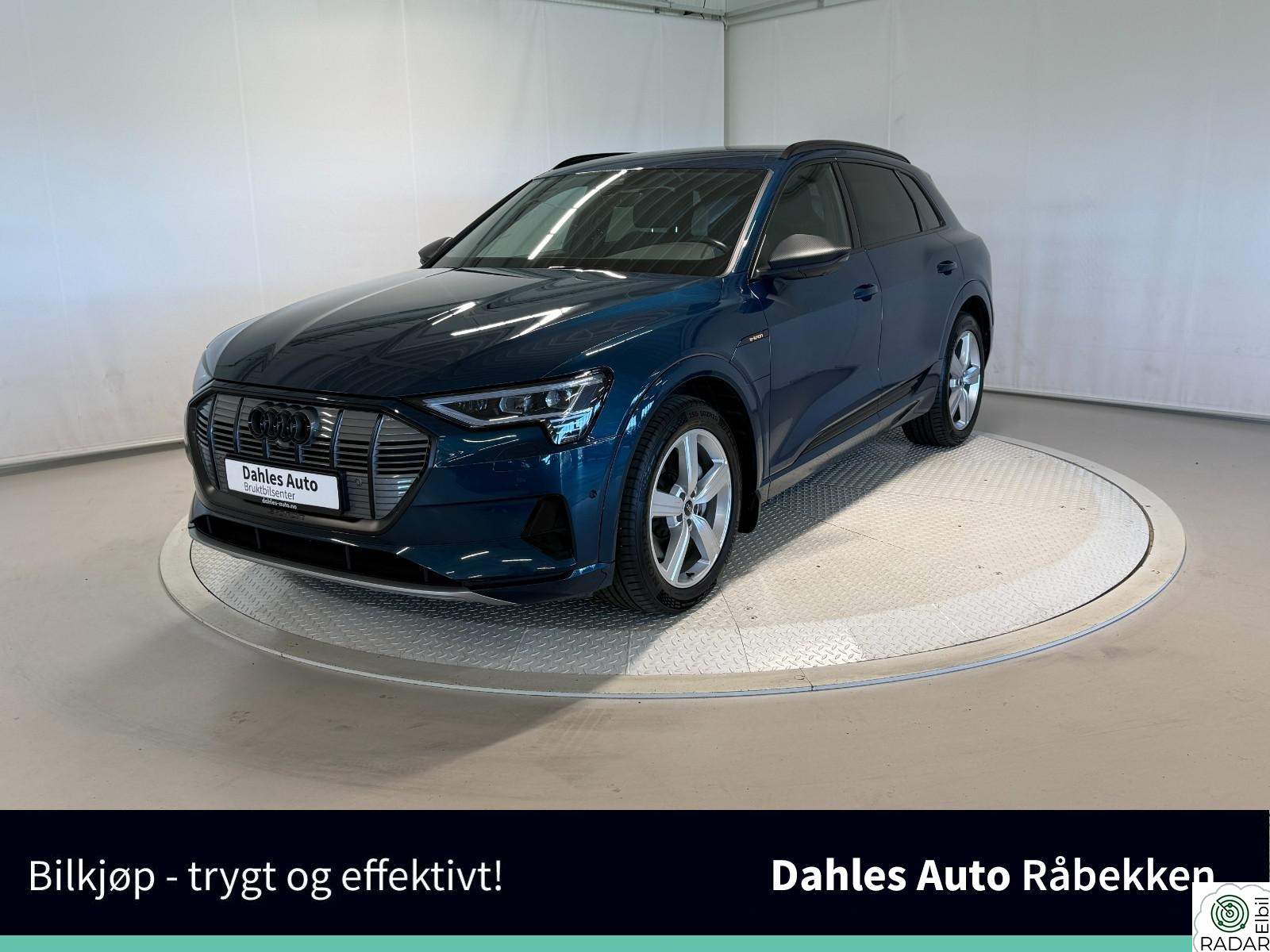 AUDI E TRON 55 55 Advanced Sport ACC/Krok/360-kam/Delskinn/El.sete