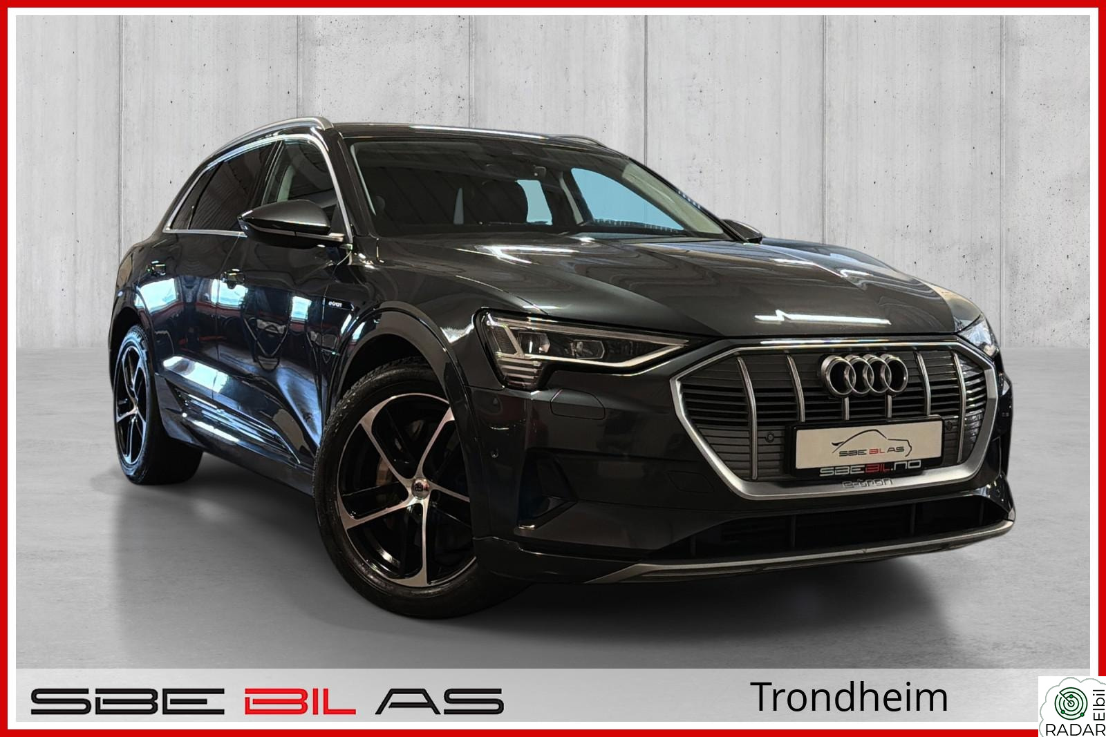 AUDI E TRON 55 55 Advanced Luft/Krok/Skinn/Kam/ACC/Navi/Nybilgaranti!