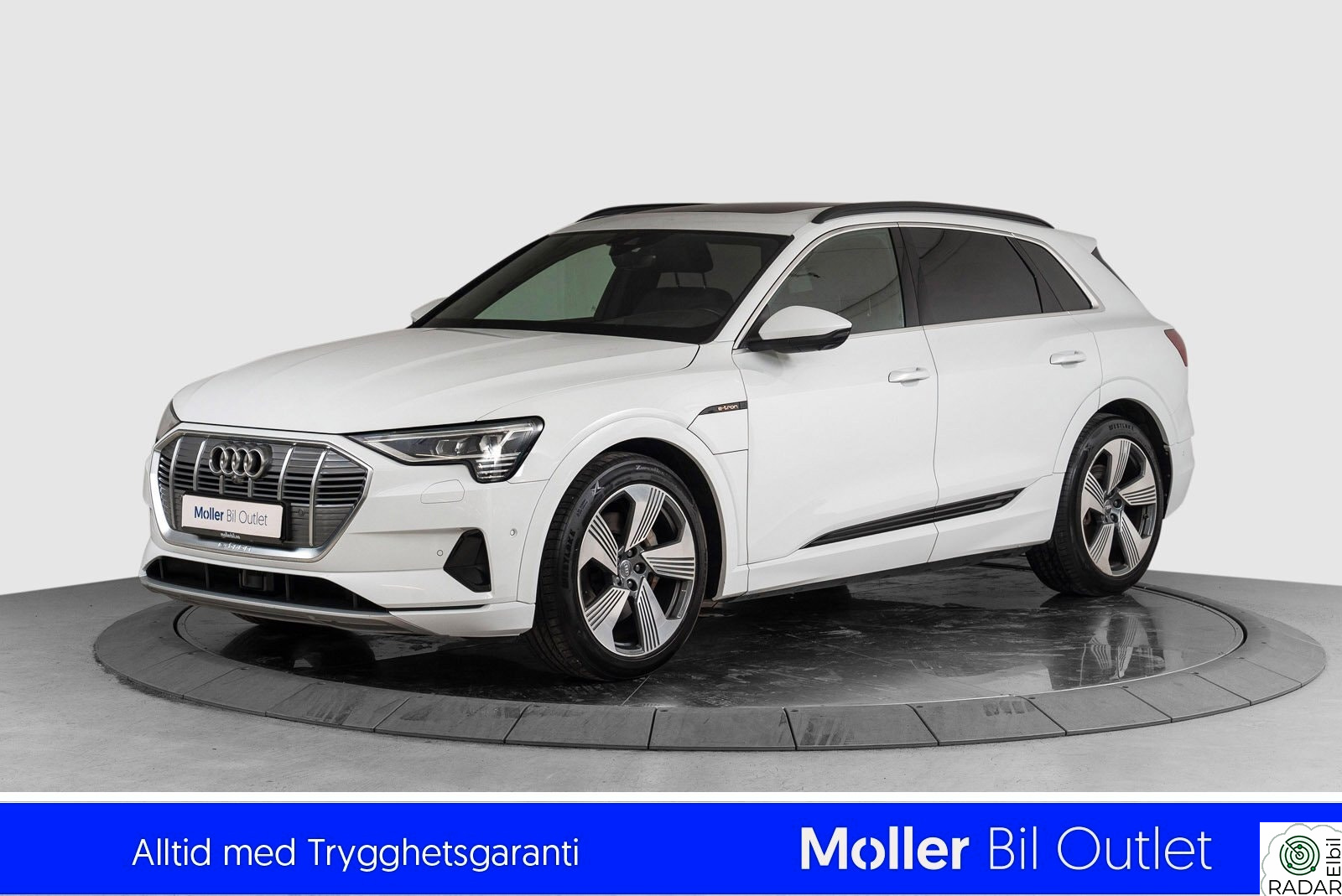 AUDI e-tron 55 - 360Kam, Pano, HUD, B&O, Skinn, Sp.Seter