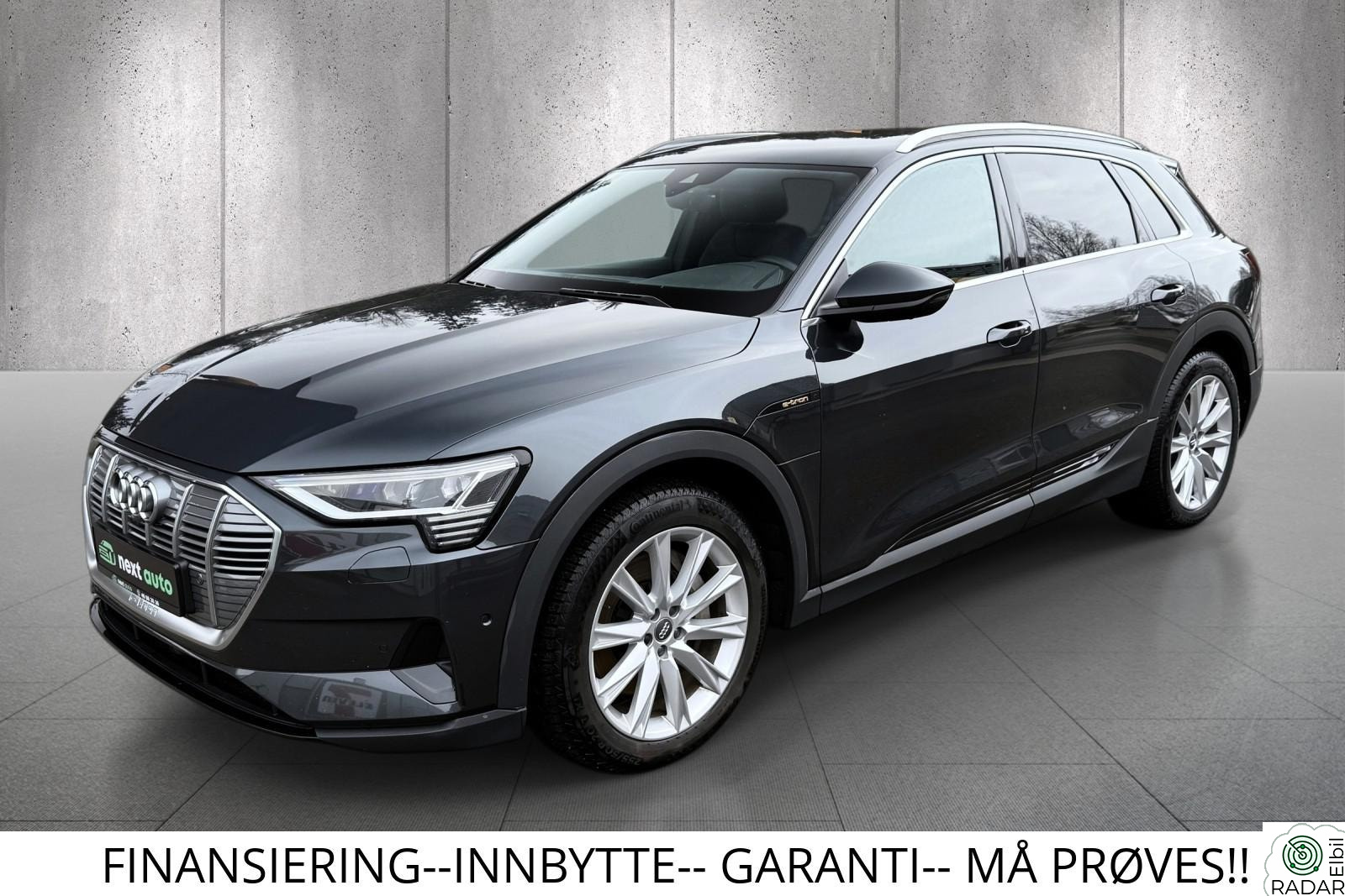 AUDI e-tron S-LINE INTERRØR/ 1-EIER / SKINN/ KROK/ ACC/ LUFTFJÆRING