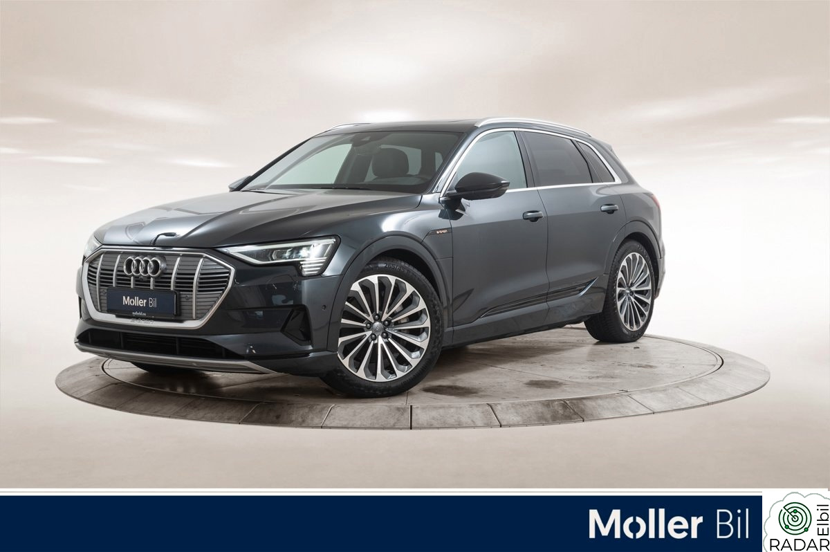 AUDI e-tron 55 Advanced - S-line, B&O, Skinn, HUD, Konturseter, 21"