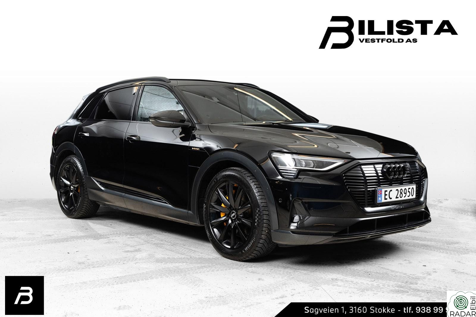 AUDI e-tron 55 55 2x S-Line Facelift All-Black Krok ACC Navi 426hk ++