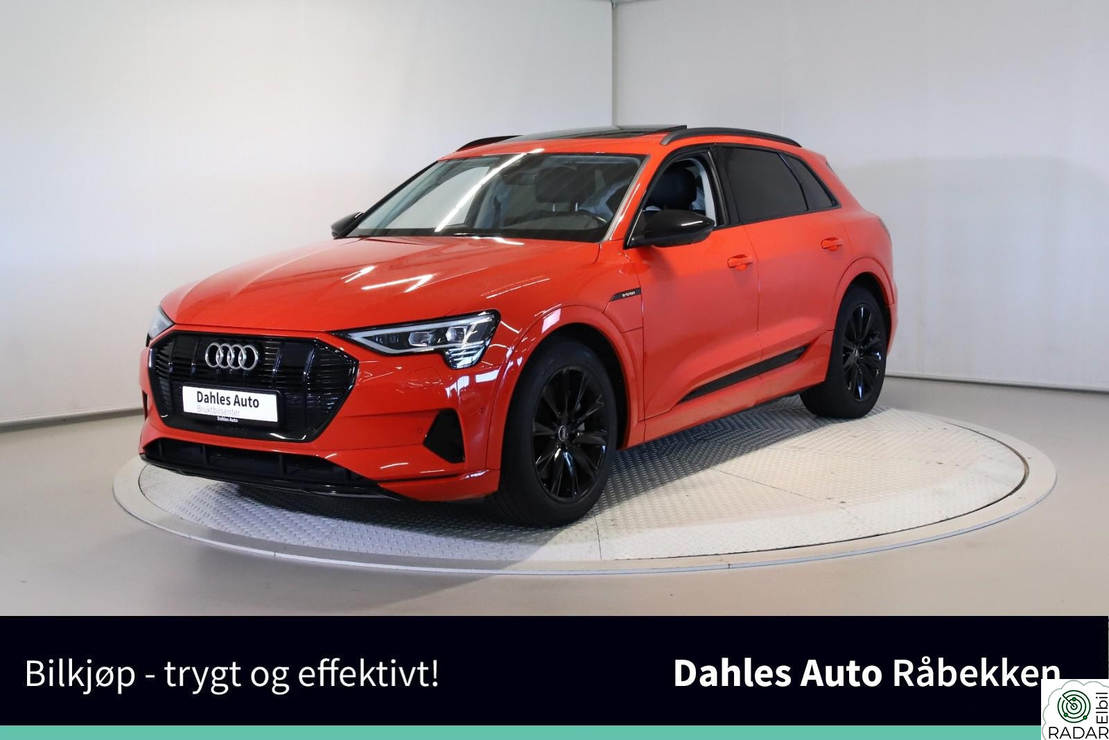 AUDI e-tron 50 50 Advanced Sport ACC/Krok/Pano/360/Sort Optikk/El.sete