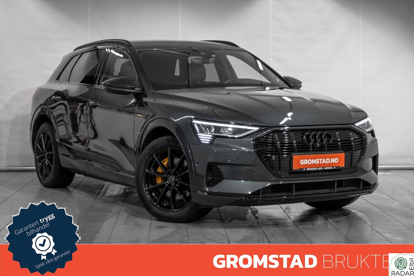 AUDI E TRON 55 55 Advanced Sport Matrix/Krok/360/Sort Optikk