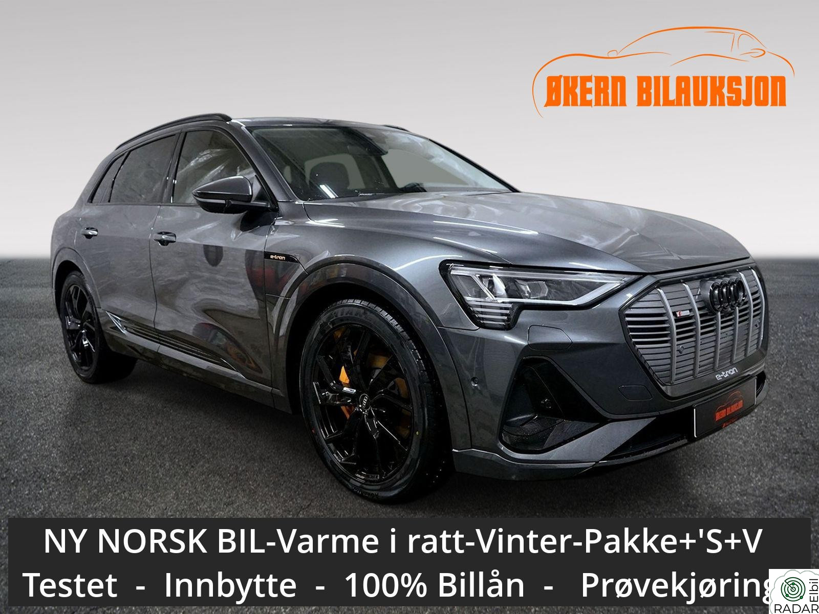 AUDI E TRON 55 55 S-Line Edition-Nå med 4års garanti -Skinn-Gule B-21&