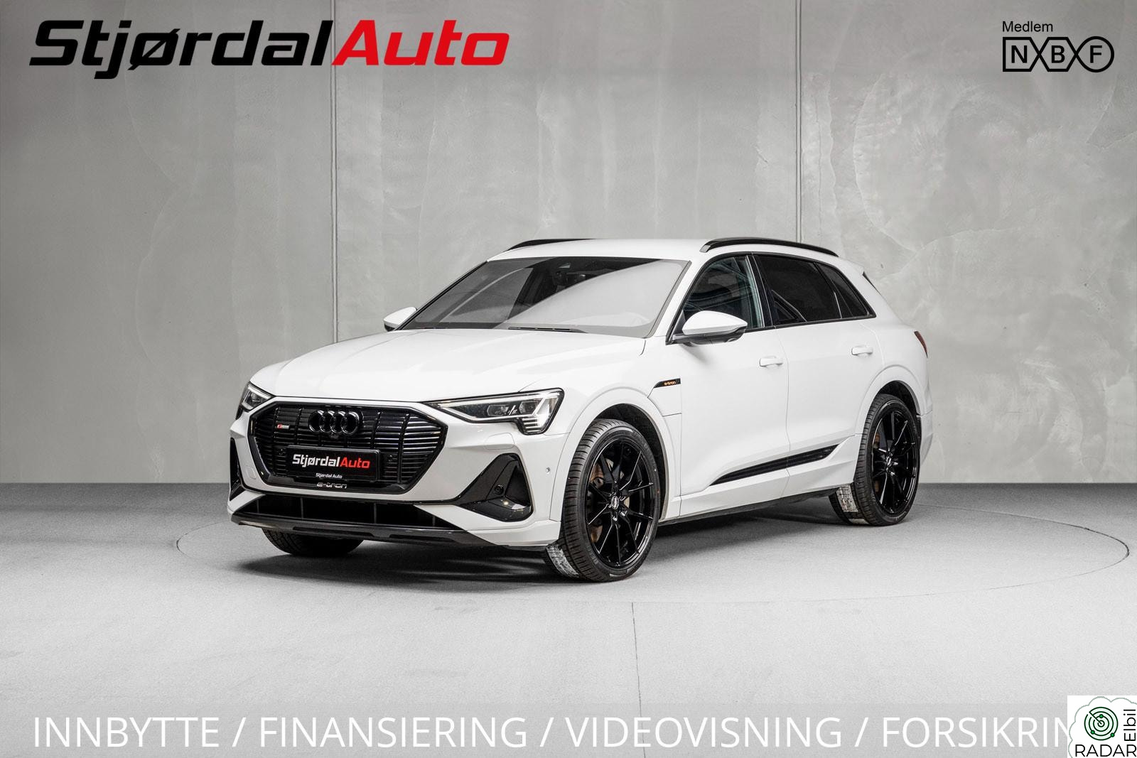 AUDI E TRON 55 55 x2 S-Line NORSK/SKINN/SPORTSRATT/360KAM/KROK/LEDLYS