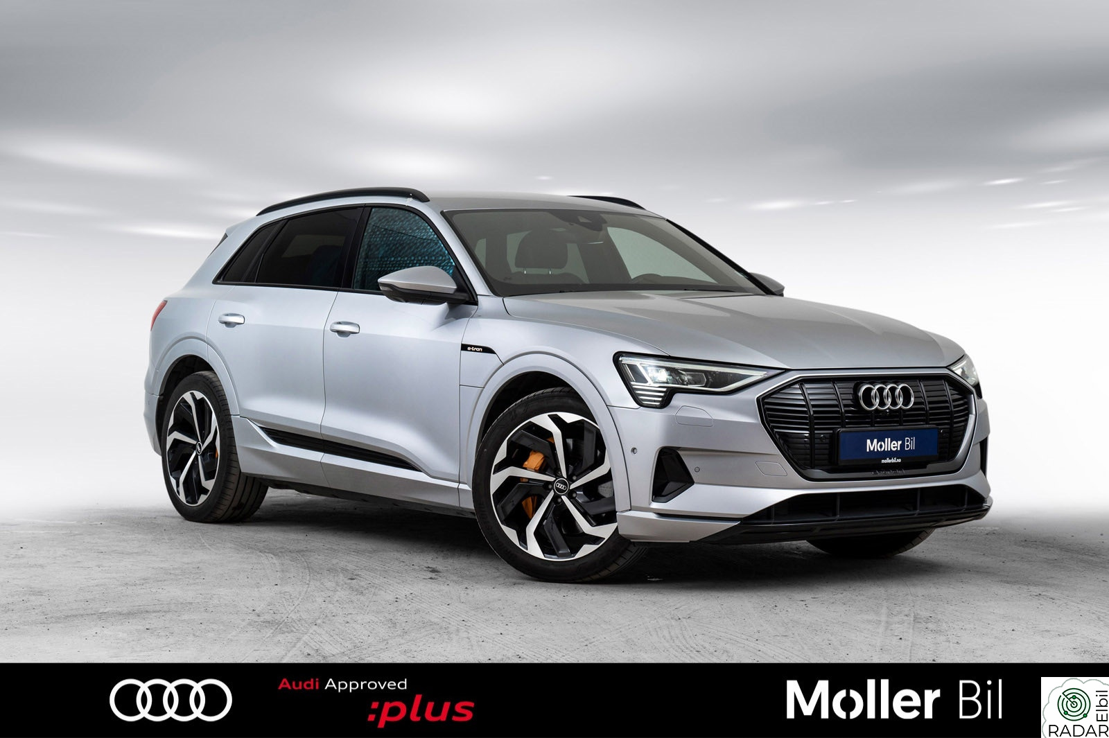 AUDI E TRON 55 55 Adv Bus Matrix-Rattvarme-360kam-21"-Sportsseter mm.