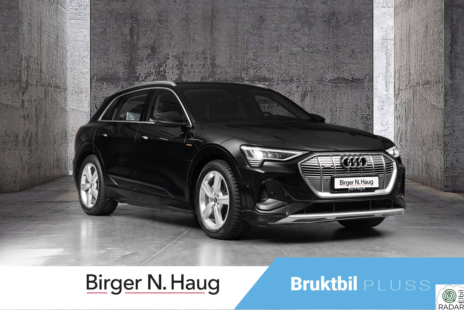 AUDI e-tron 55 55 Advanced / S-line! Luftfjæring! Nightvision! Skinn!
