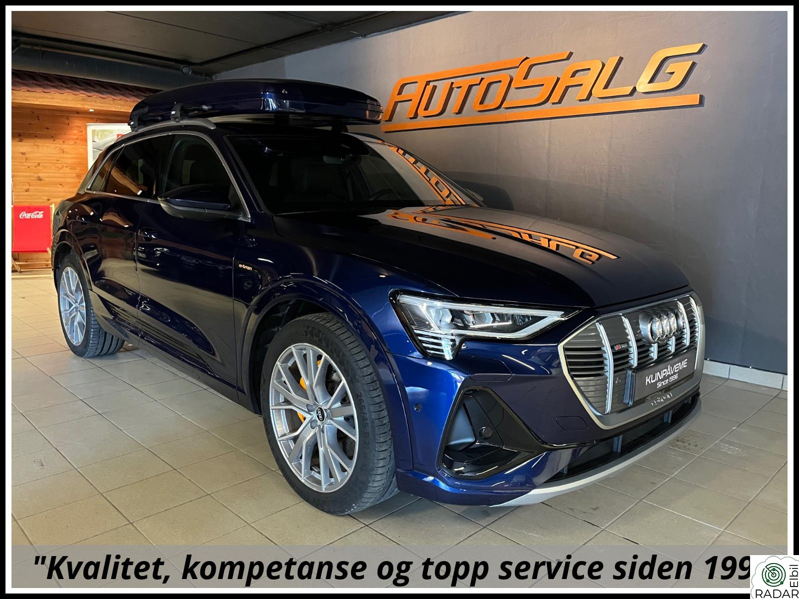 AUDI E TRON 55 55 2X S-line Sport Quattro ACC/Valcona/4soner/Krok/360