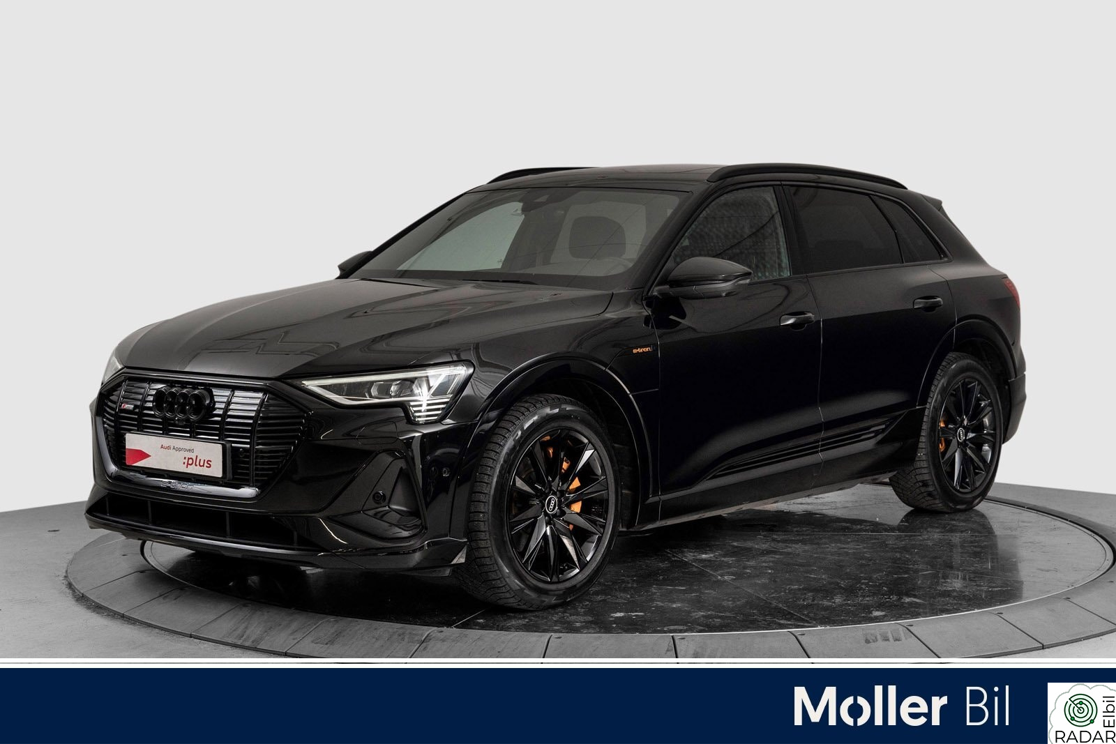 AUDI E TRON 55 55 s line sp black edit, Pano, Skinn, B&O,Matrix,S-line