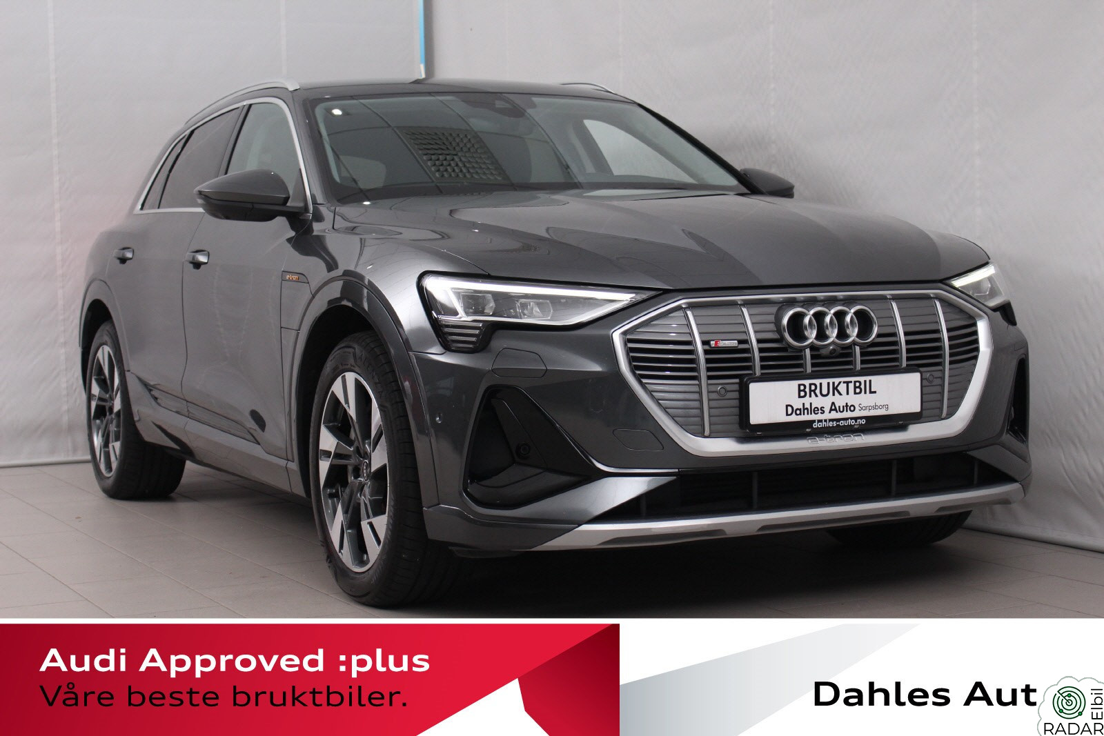 AUDI E TRON 55 55 S line Sport B&O/360Kam/El Sportsseter/Lav Km!!!