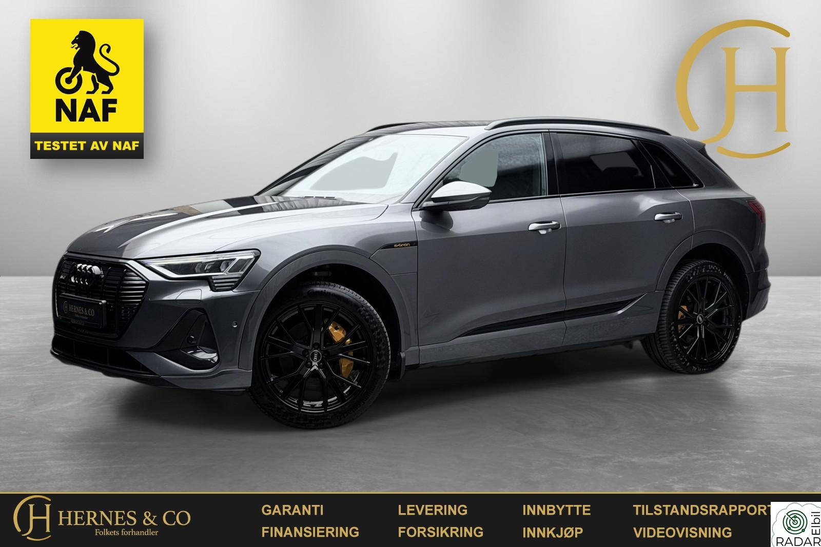 AUDI E TRON 55 55/S-line Sport/Topputstyrt!/B&O/Matrix/360°/Krok/Amb/+