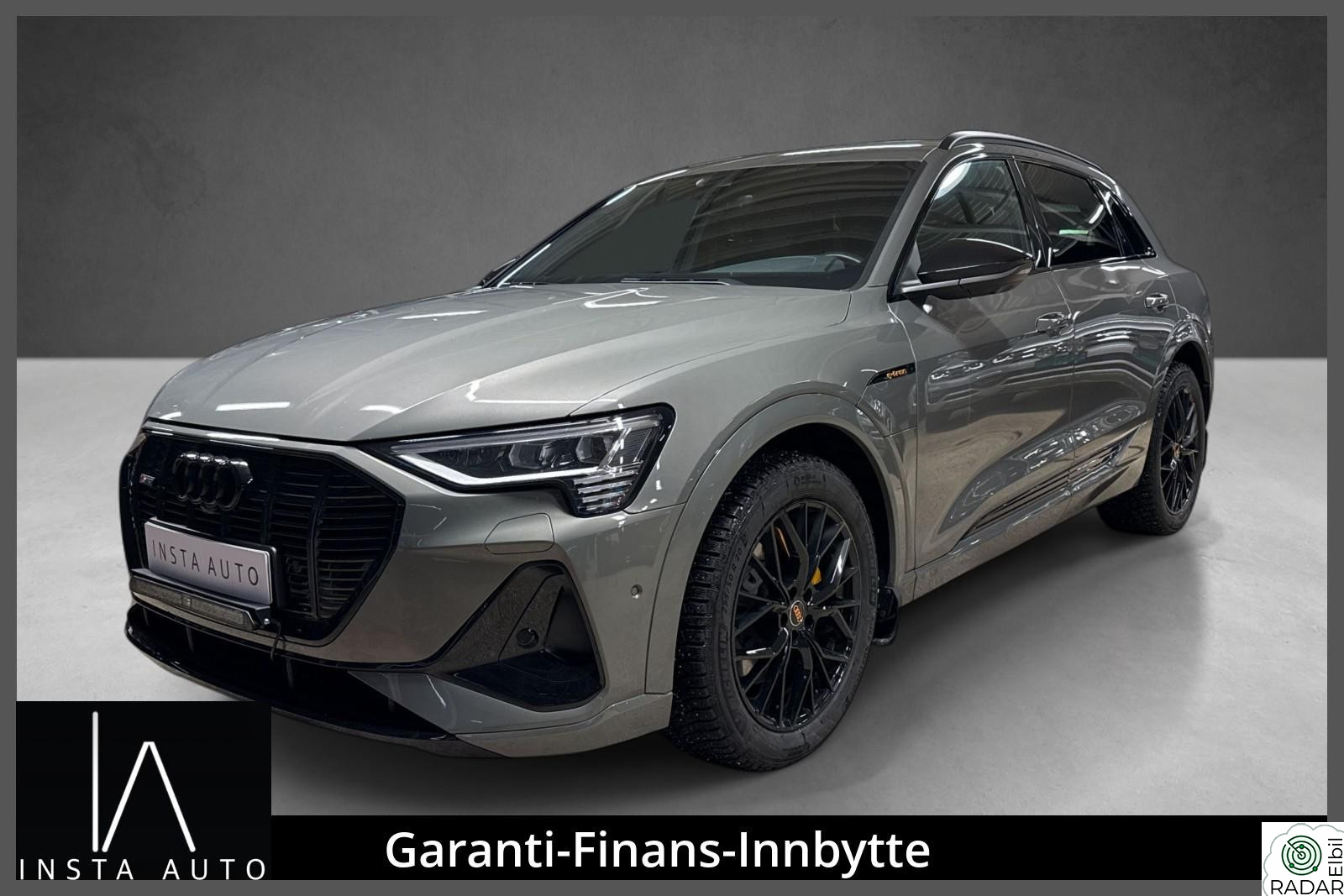 AUDI E TRON 55 55 s line sport *ACC*Matrix*Black*Skinn*Krok*360kam*