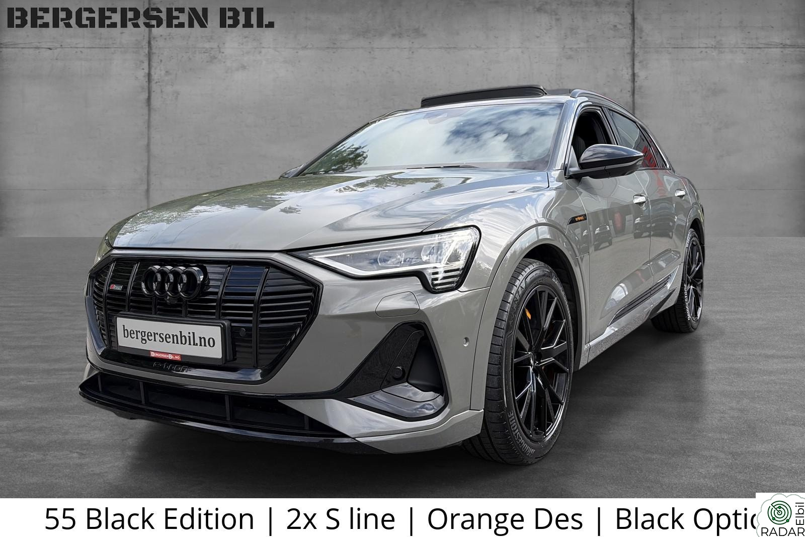 AUDI E TRON 55 55 Black Edition | 2x S line | Orange Des | Black Optic