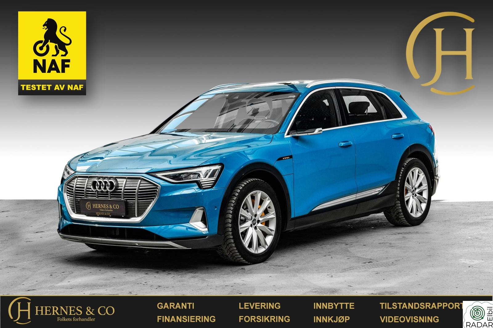 AUDI e-tron 55/NAF/Edition One/Krok/B&O/Matrix-Led/Skinn/Norsk/S+V+
