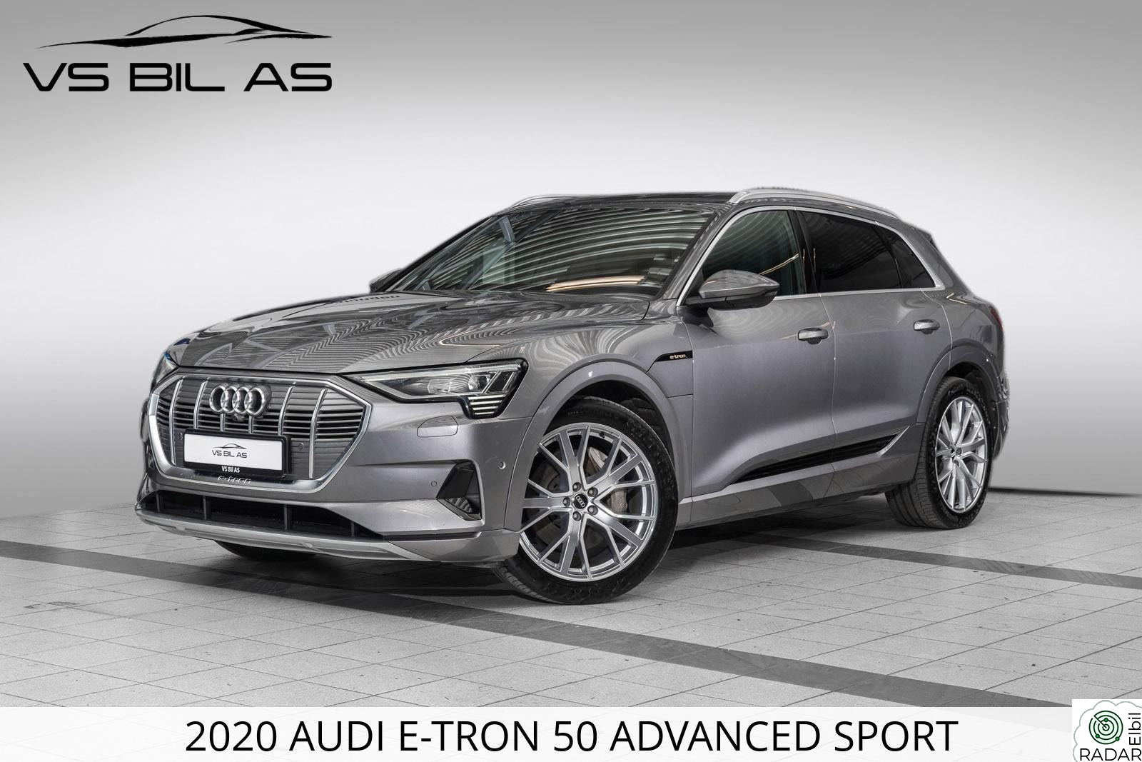 AUDI e-tron 50 50 ADVANCED SPORT/LUFT/360KAM/MATRIX/ACC/NORSK/KROK/S+V