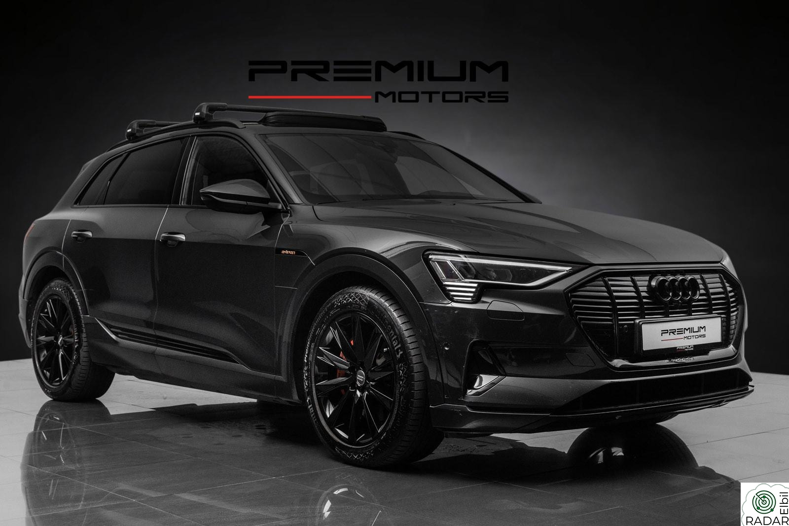 AUDI e-tron 55 55 Black Optikk,360g,HUD,ACC,Pano,Norsk,HFeste,1Eier