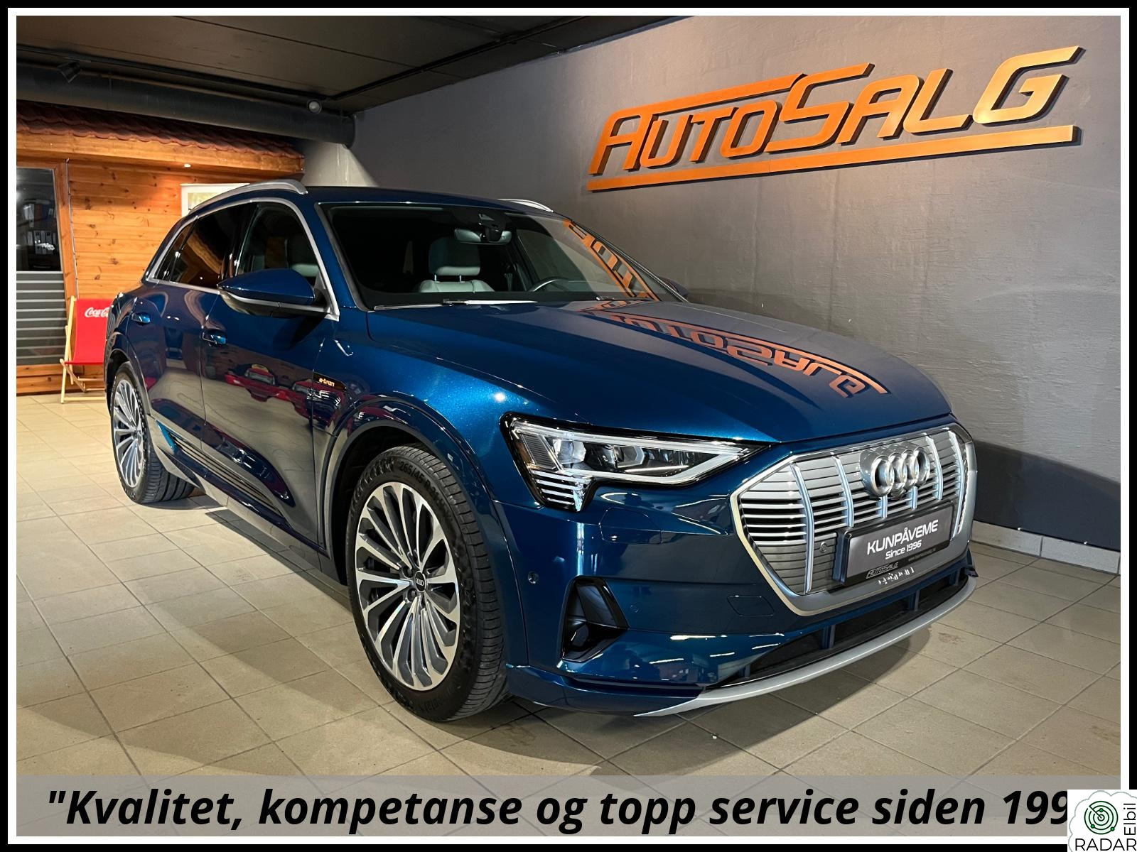 AUDI e-tron 55 55 ADVANCE SPORT Valcona/Skinn/360/Krok/B&O/Ambientplus