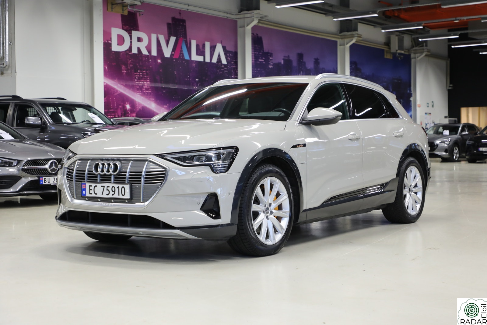AUDI E TRON 55 55 Advanced Business/S-Line/B&O/Matrix/El.seter