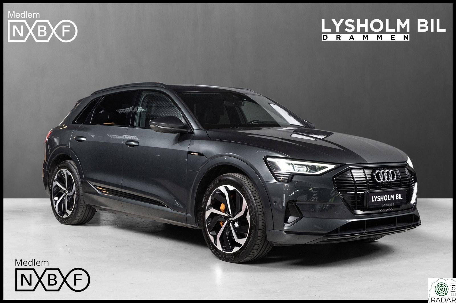 AUDI E TRON 55 55 Black Pack /HeadUp/360kam/Krok/Navi/Audi Sport/Luft/