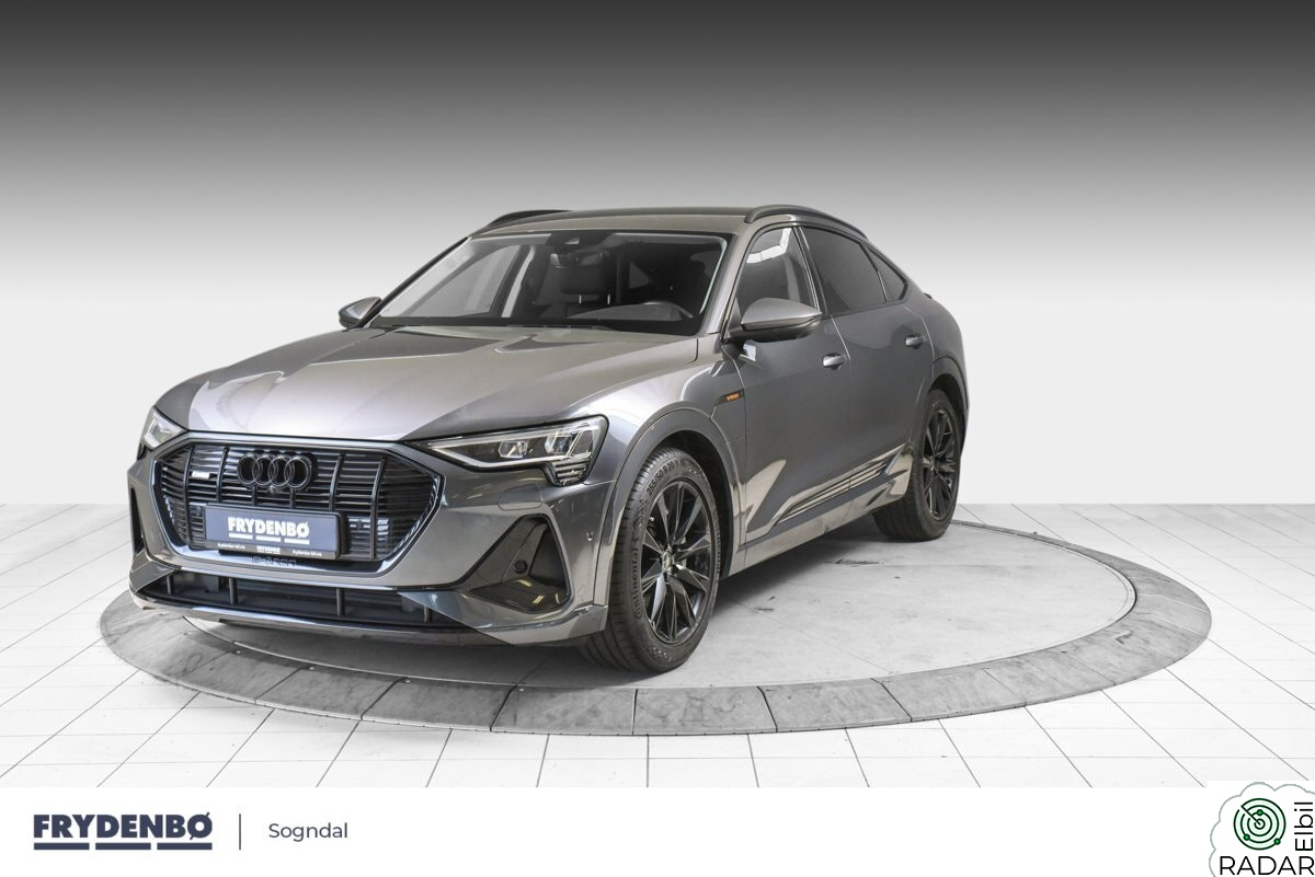 AUDI E TRON SPORTBACK 55 55 S-line Sport KROK|20"|B&O|LUFT|MATRIX|360KAM|ACC+