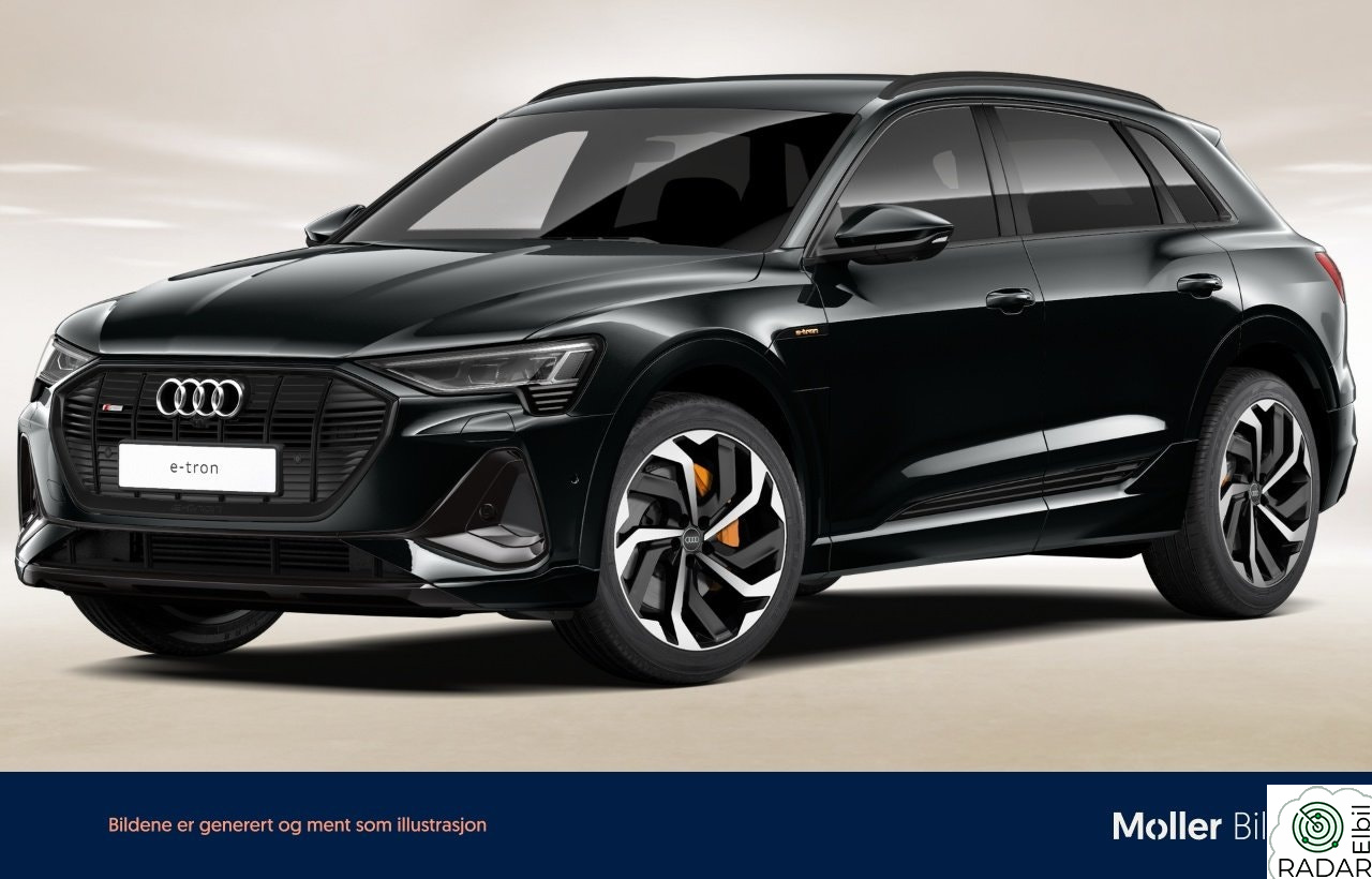 AUDI E TRON 55 55 S Line Sport - 21", 360Kam, B&O, Luft, Skinn