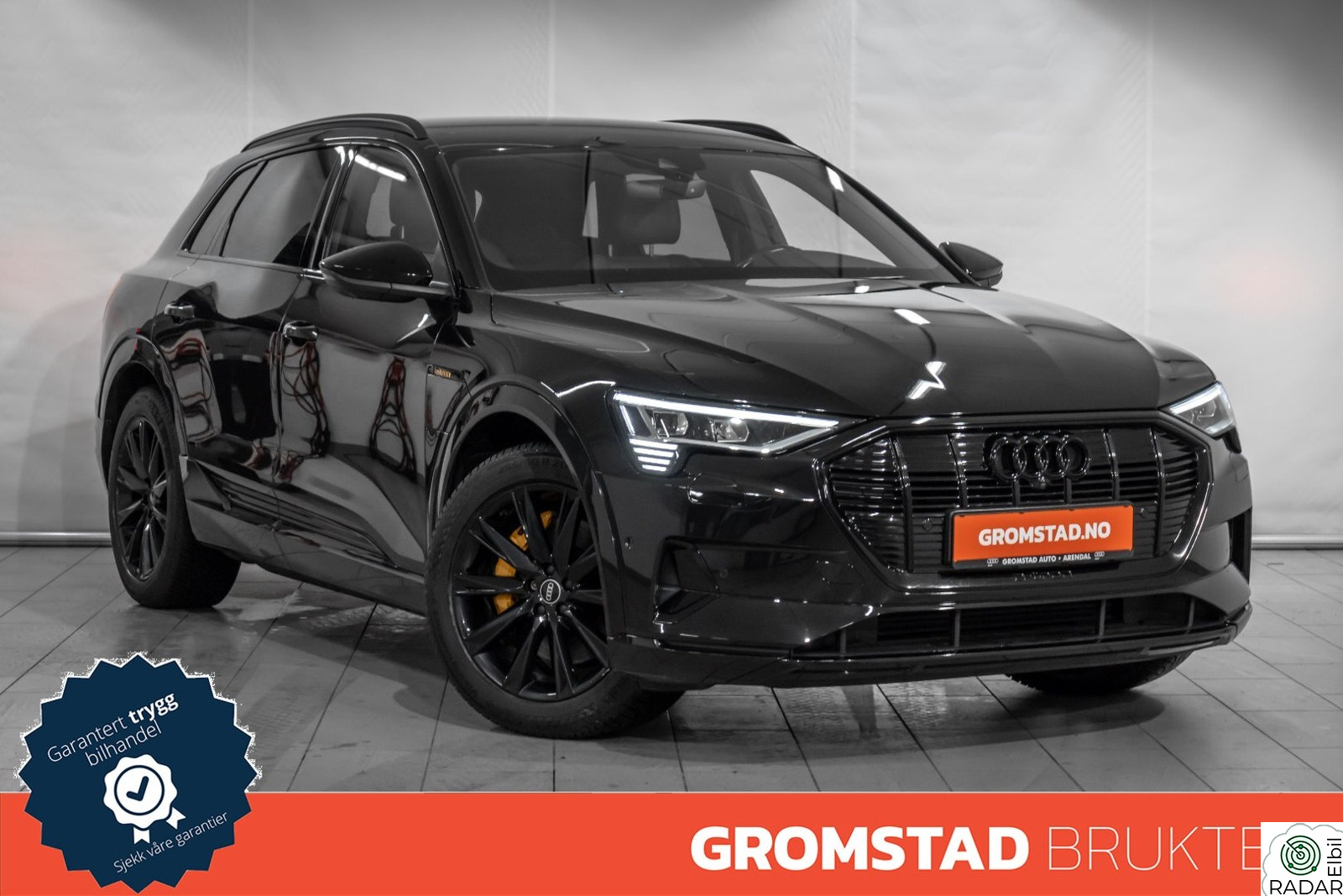 AUDI E TRON 55 55 Advanced Sport Matrix/360/B&O/Krok/Sort Optikk