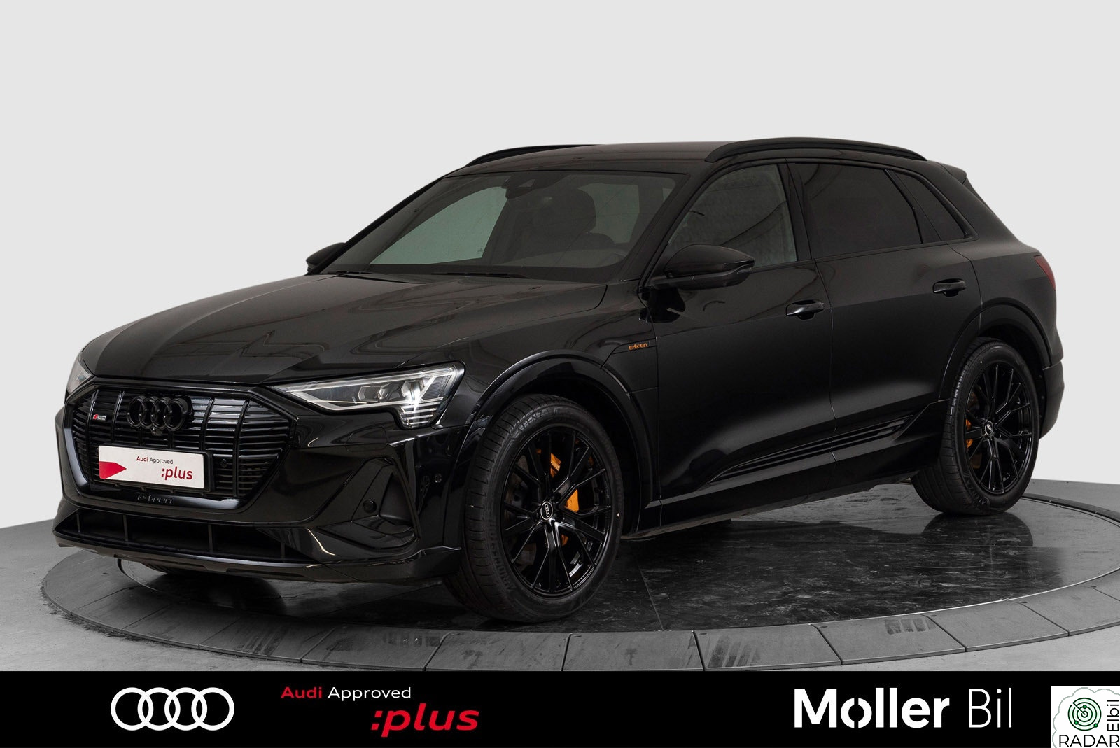 AUDI E TRON 55 55 S line Sport Black Edition 21",B&O,Krok,Fullskinn++