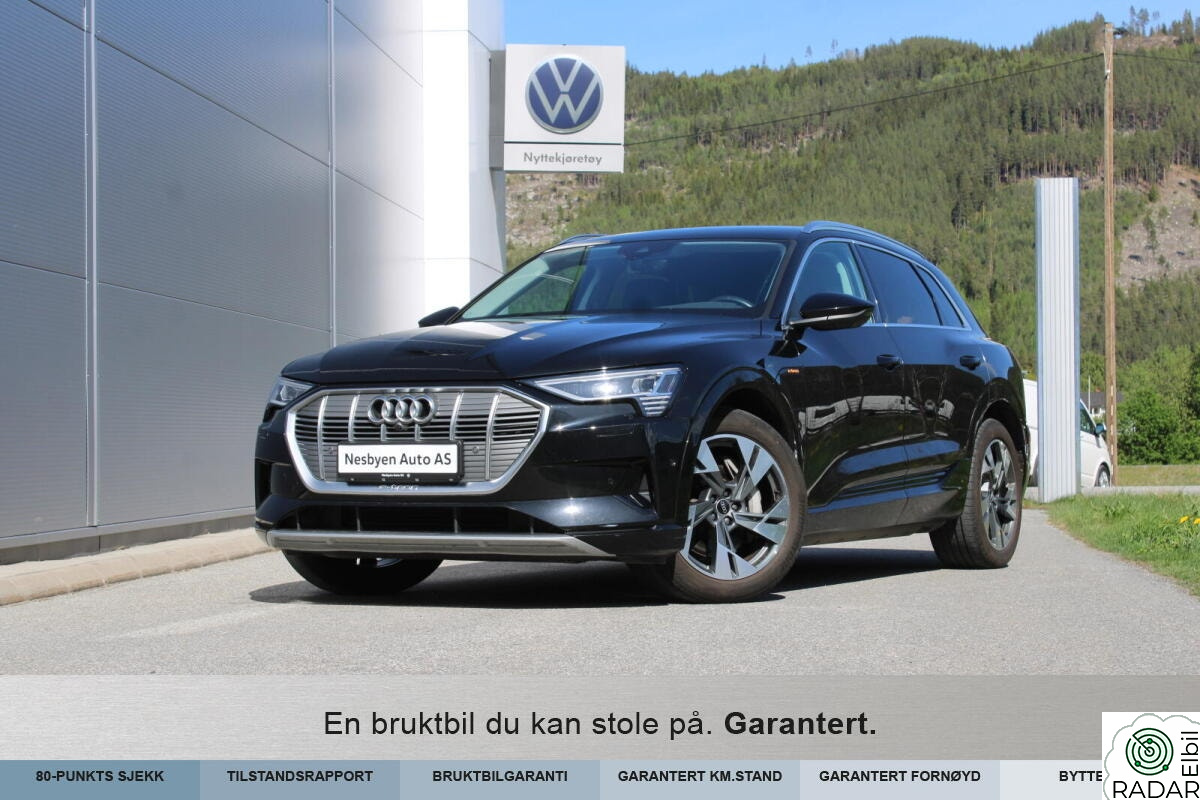 AUDI e-tron 55 55 advanced sport 360/El.seter/Delskinn++Levering?
