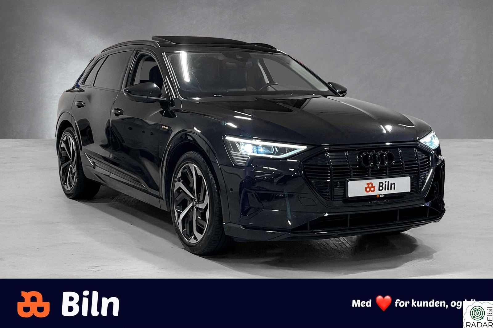 AUDI E TRON 50 50 Adv. Sport /ACC/Krok/360/21/Pano/Keyless/Sort optikk