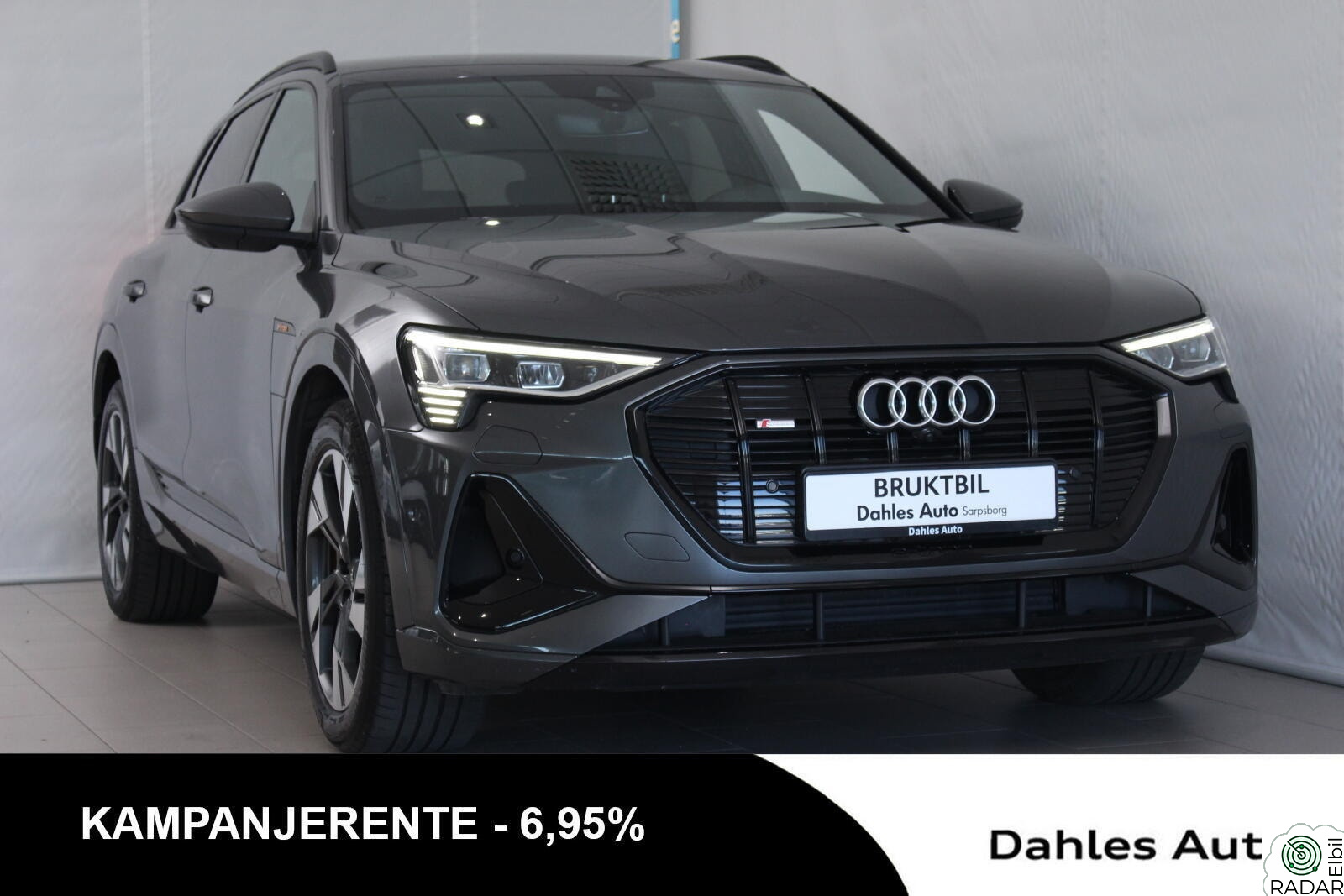 AUDI E TRON 55 55 S line Sport Matrix/B&O/Glanspakke/360Kam