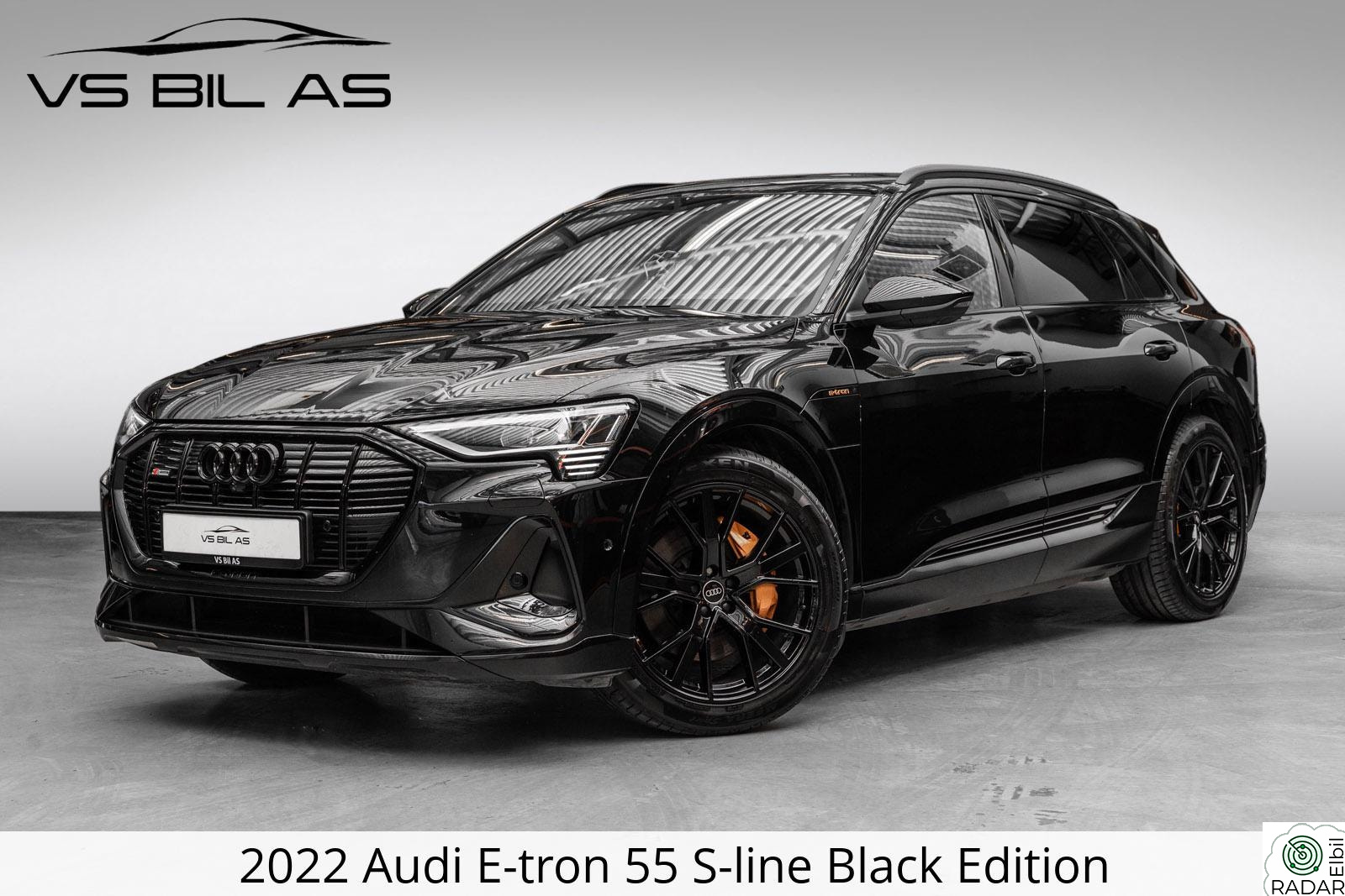 AUDI E TRON 55 55 S line Black Edition/B&O/HUD/360/Matrix/Krok/21"