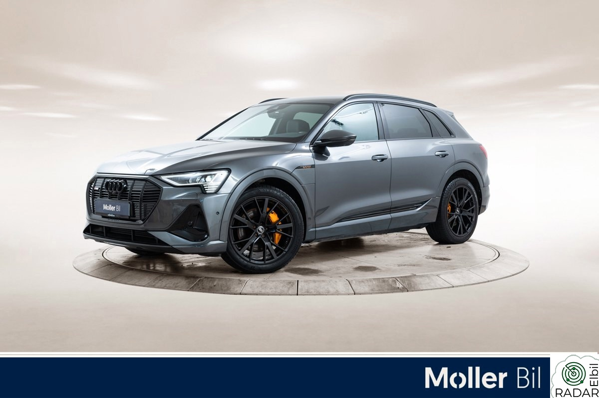 AUDI E TRON 55 55 S Line Sport - B&O,360Kam,Matrix,Skinn,SortOptikk