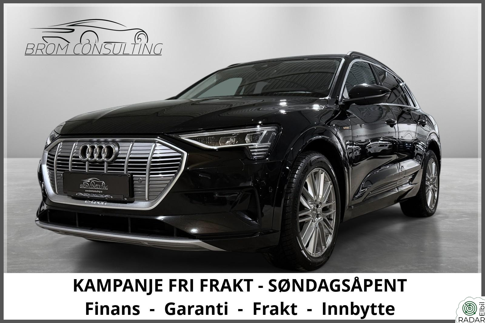 AUDI E TRON 55 55 | Skinn | Krok | Adp. Cruise | Rattvarme | R.Kam