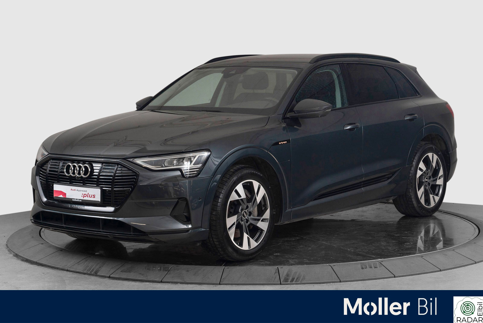 AUDI E TRON 55 55 Advanced Sport El seter,Sort optikk,Krok++