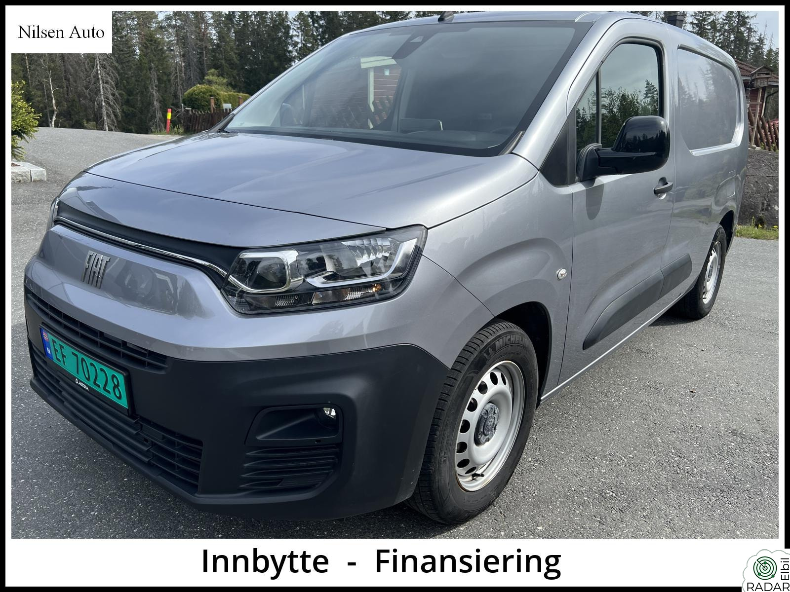 FIAT e-Doblo L2 EL 136hk 50kWh | Ryggekamera | Cruisecontroll